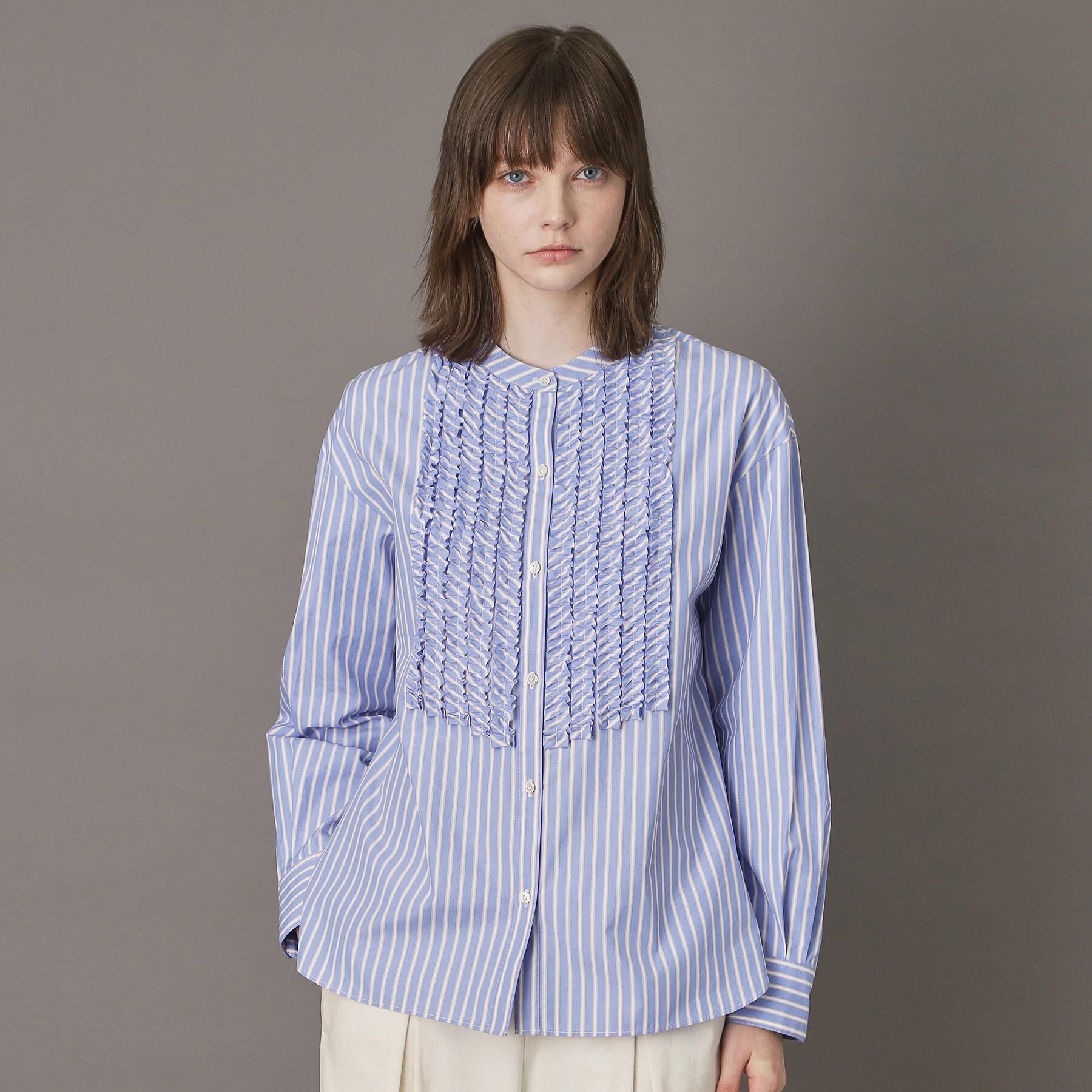 DRESSTERIOR「フロントフリルブラウス」|シャツ・ブラウス|