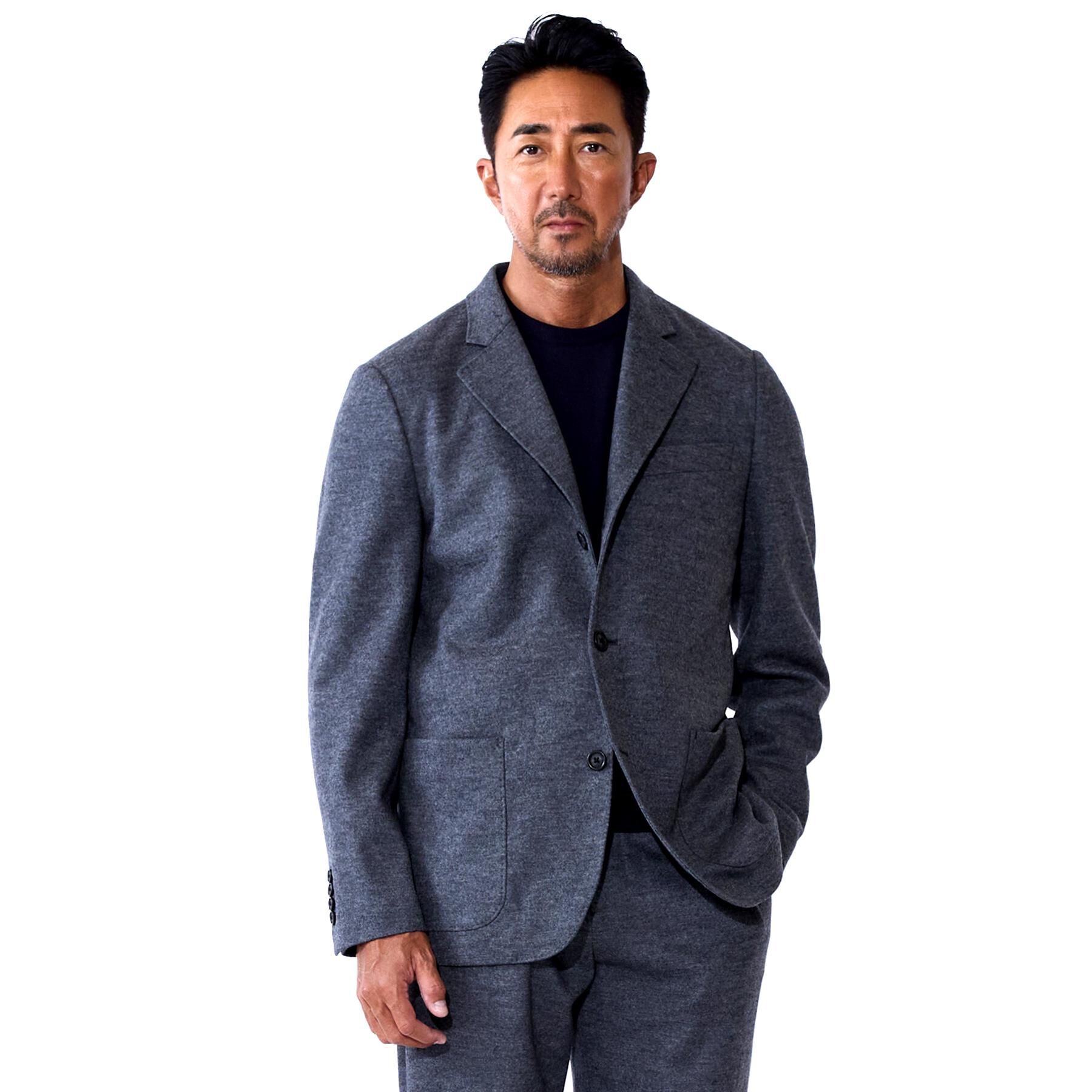 DRESSTERIOR「【干場義雅&times;MOVB&times;DRESSTERIOR】トリプルコラボ オーバージャケット」|テーラードジャケット|チャコールグレー(0