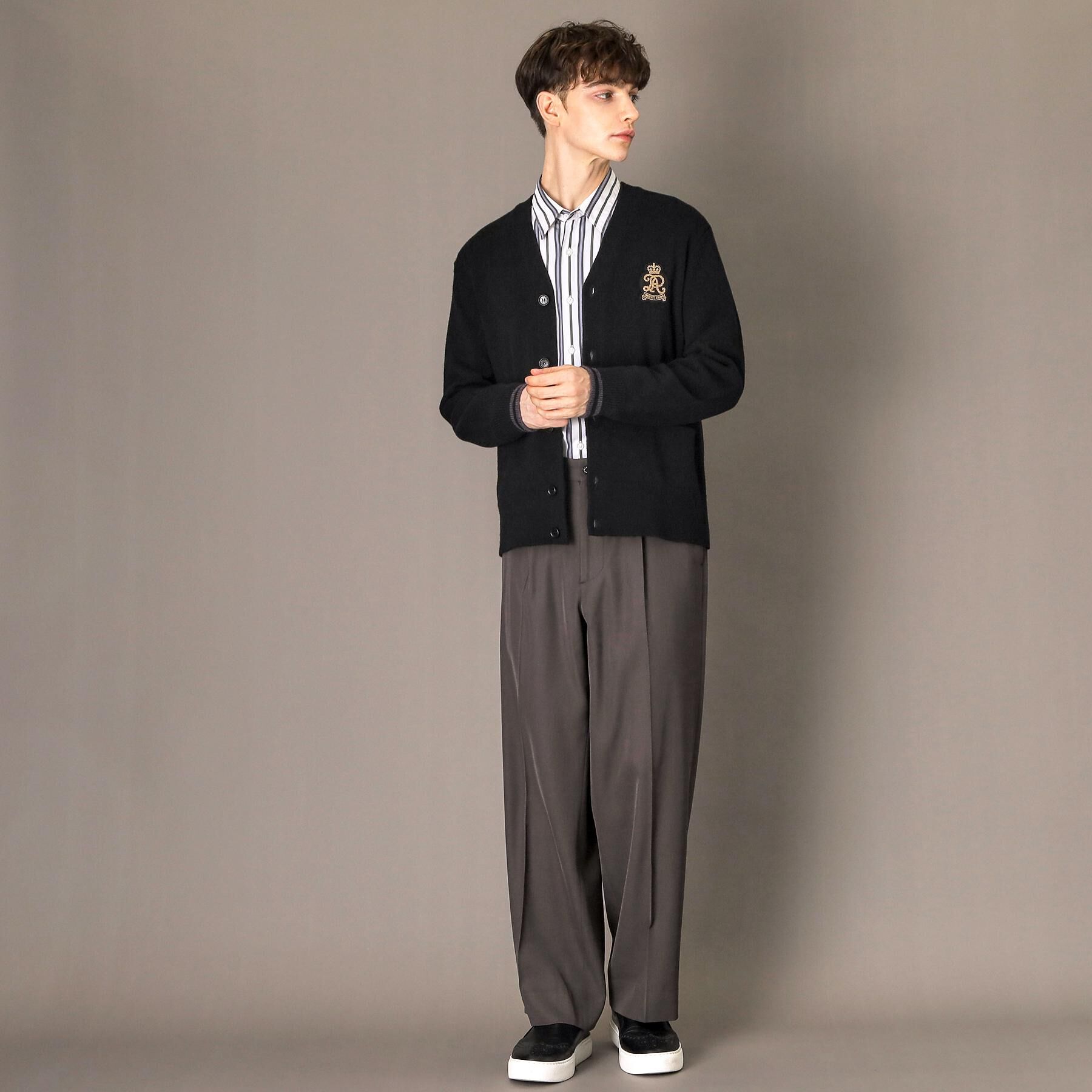 DRESSTERIOR「ウォッシャブル エンブレムカーディガン」|カーディガン|