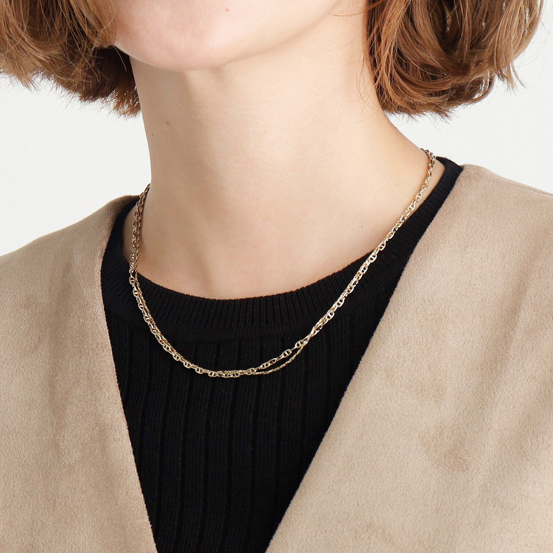 grove「アンカーチェーン2連ネックレス」|ネックレス|