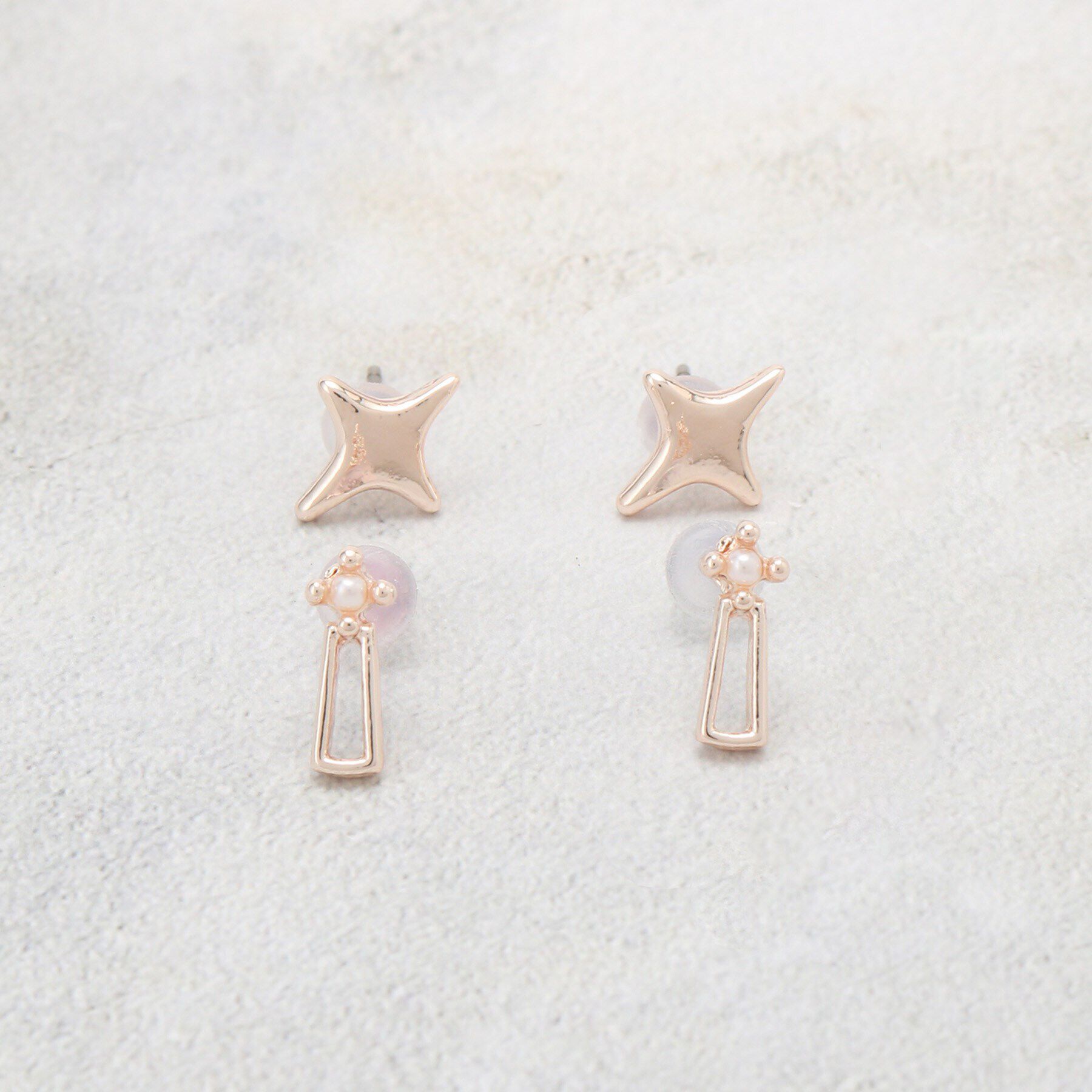 grove「スターセットピアス」|ピアス|