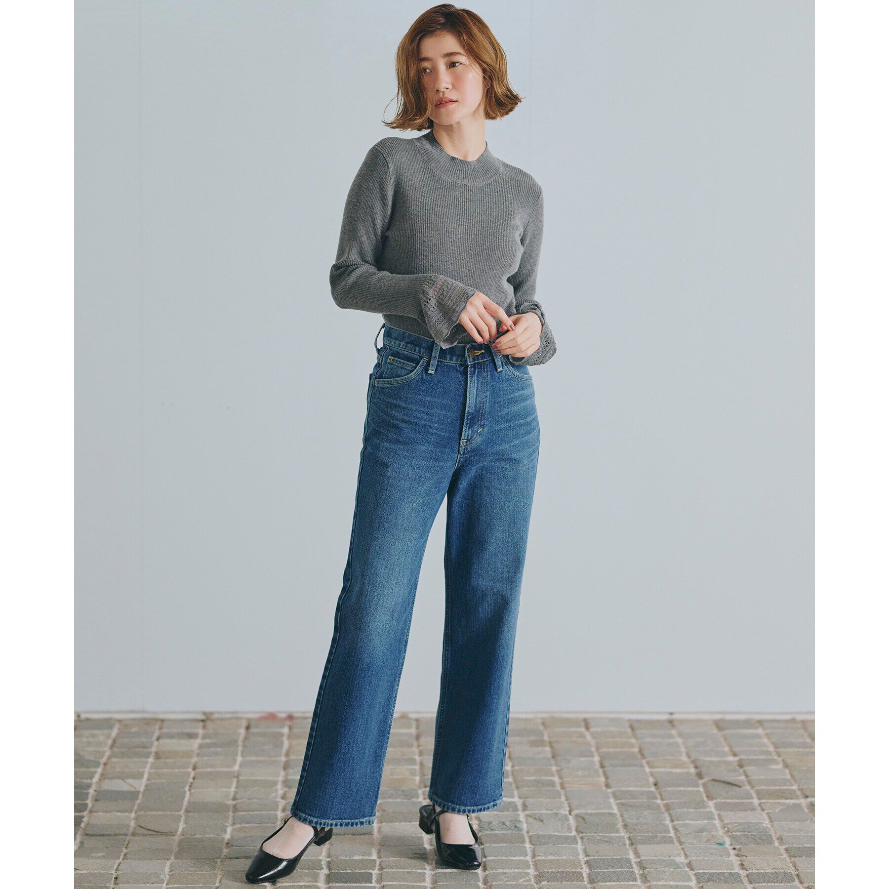 grove「【Lee&times;grove別注】STRAIGHT DENIM PANTS」|デニム|