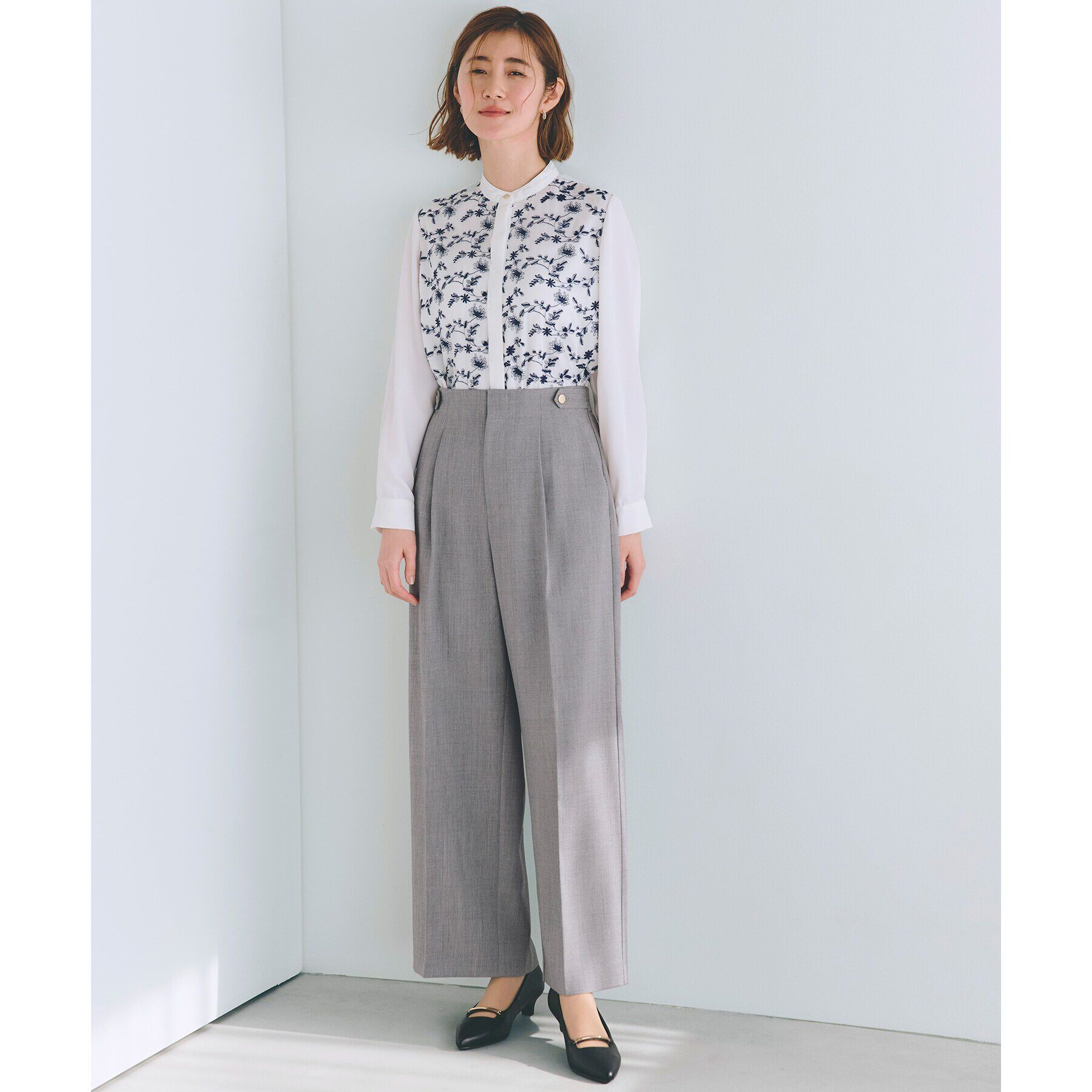 grove「刺繍シャツブラウス」|シャツ・ブラウス|