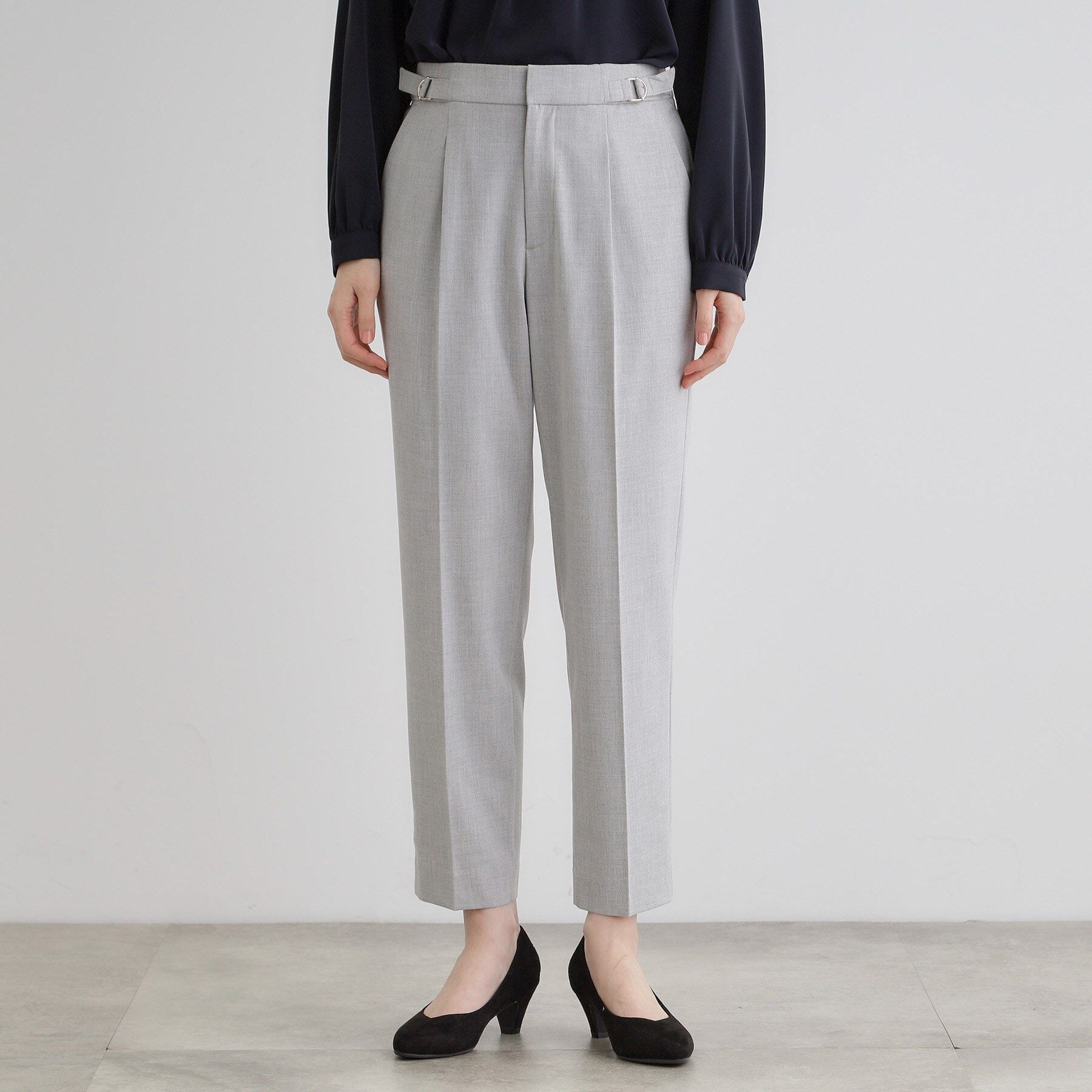 grove「【洗濯機で洗える】2WAYストレッチテーパードパンツ」|その他|