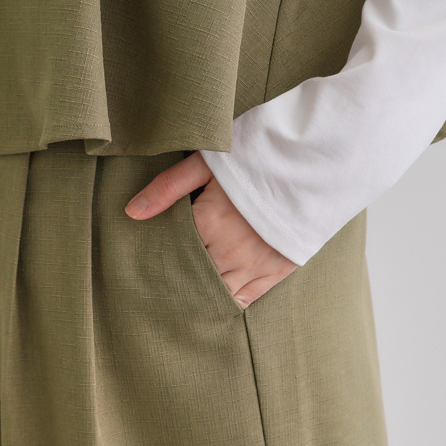 grove「デニムアソート麻調ビスチェセット」|スーツ|