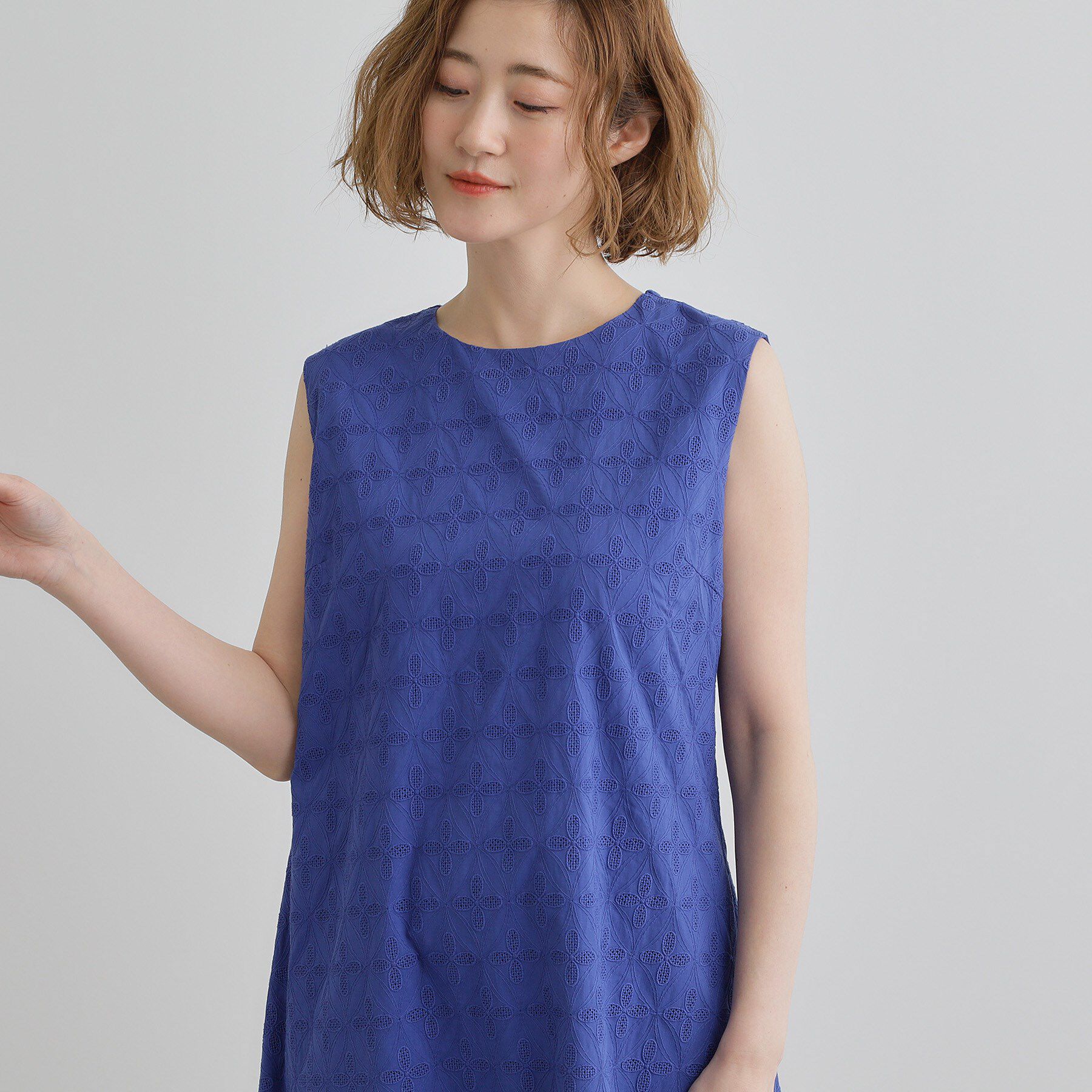 grove「【一枚で華やか】エンブロイダリーレースワンピース」|ワンピース|