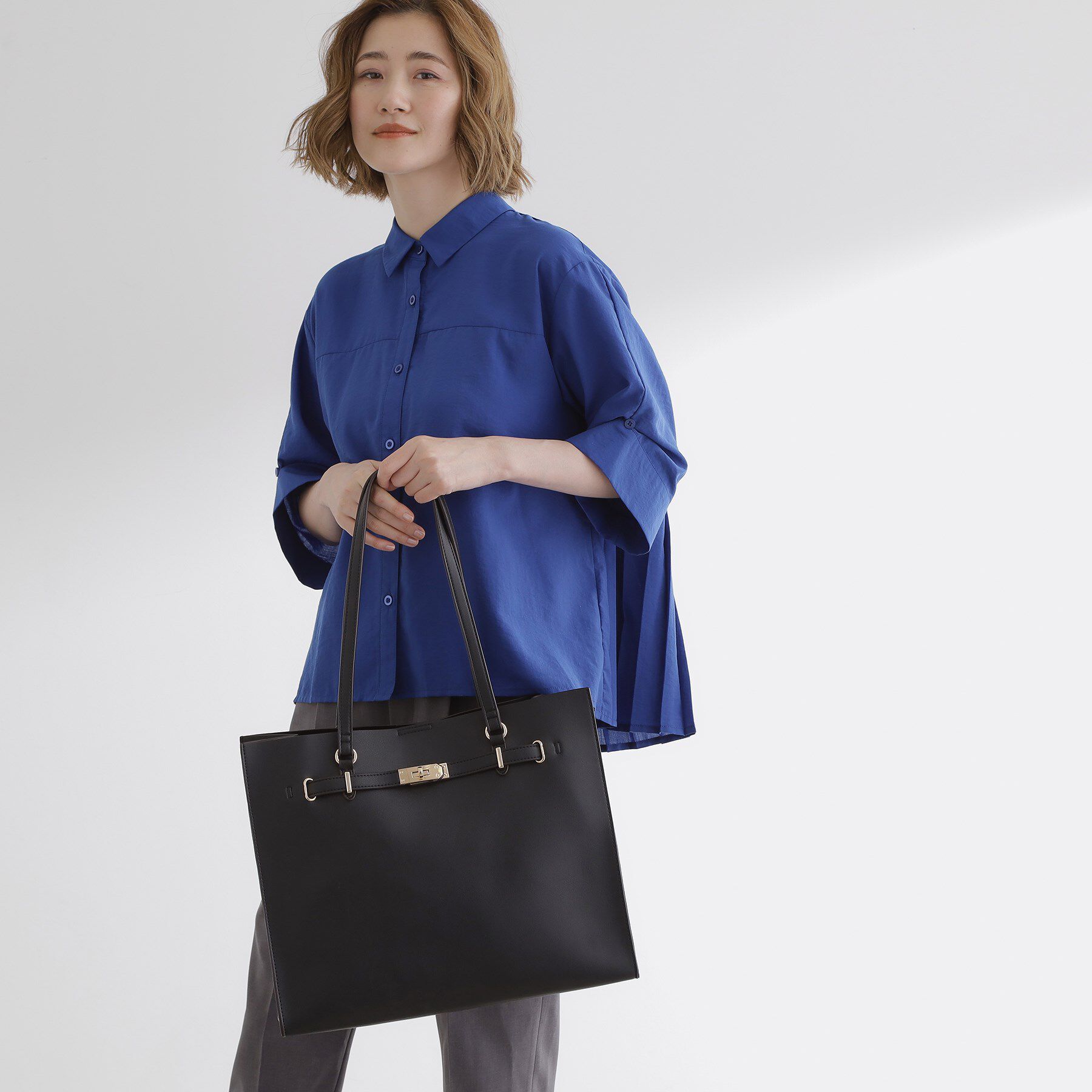 grove「【A4】ベルトスクエアトート」|トートバッグ|