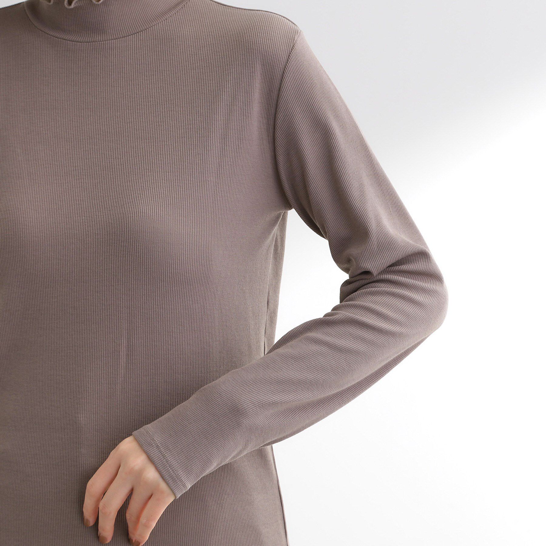 grove「毎日にちょうどいい、テレコメロータートルネック」|Tシャツ・カットソー|