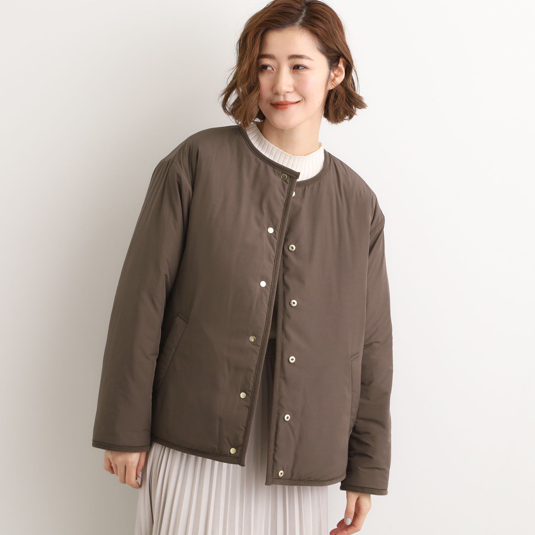 grove「【2WAY・リバーシブル】大人が着たい上品コーデュロイジャケット」|ダウン|