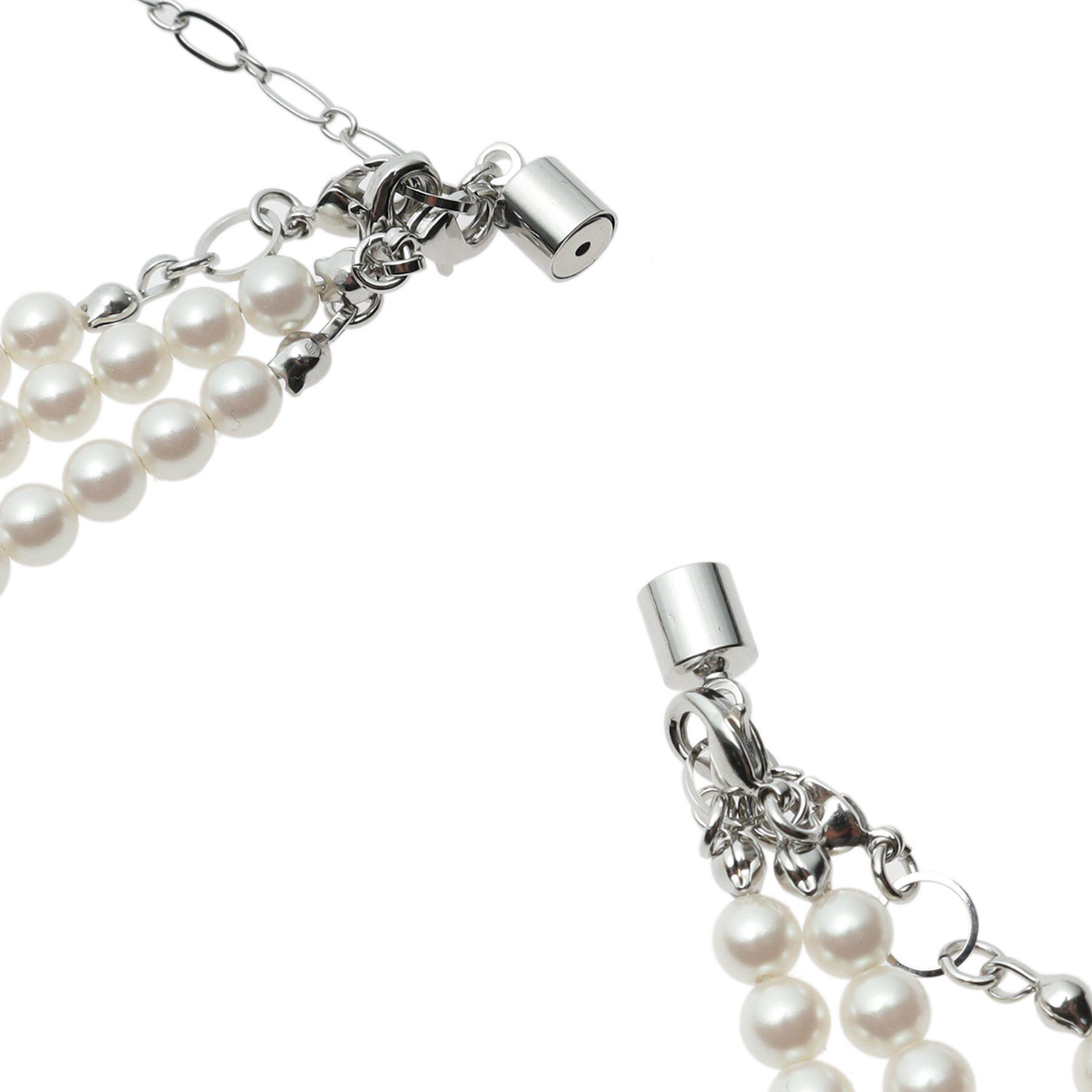 INDIVI「【マルチWAY】3点セットパール調ネックレス」|ネックレス|