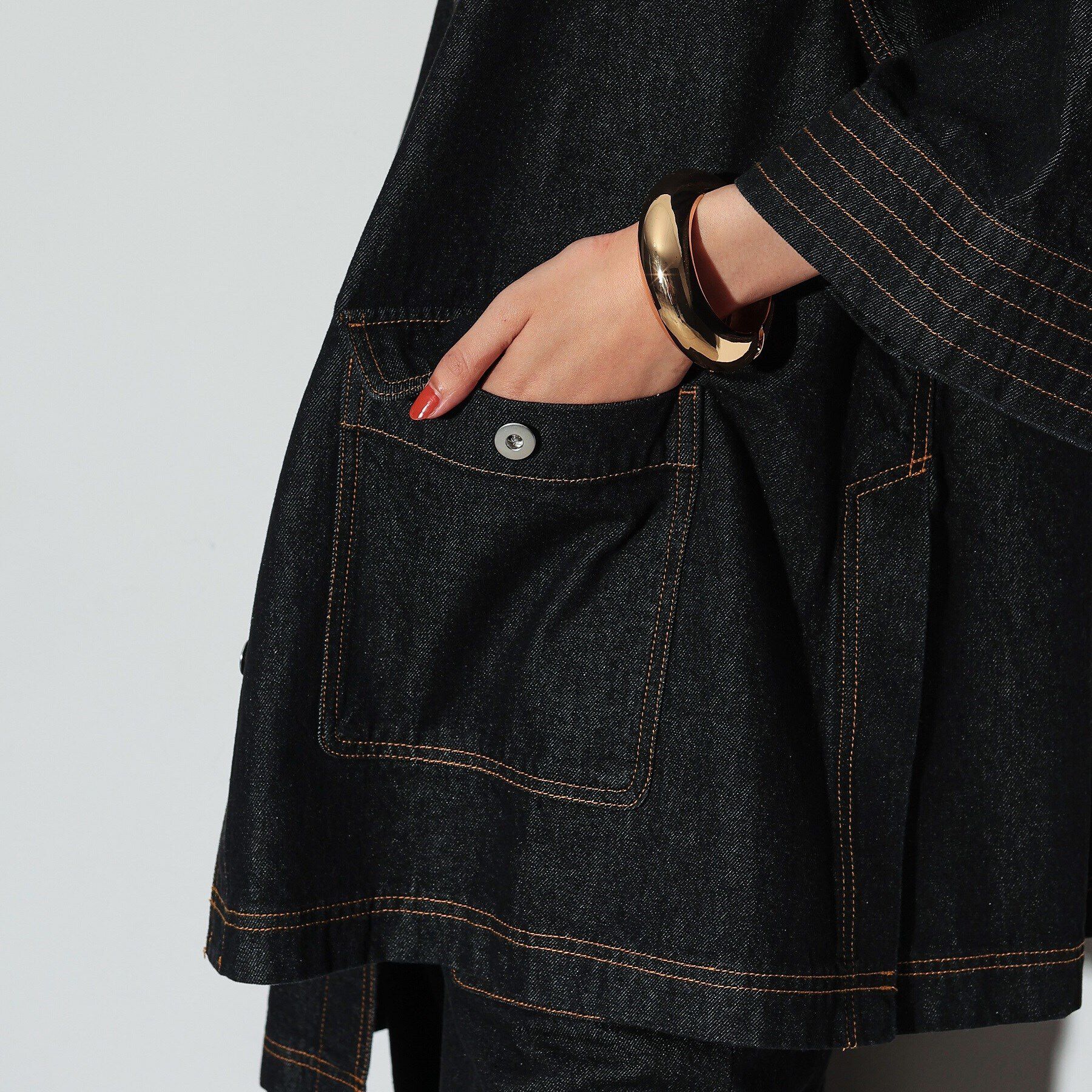 GALLEST「ボックスデニムジャケット」|デニムジャケット|