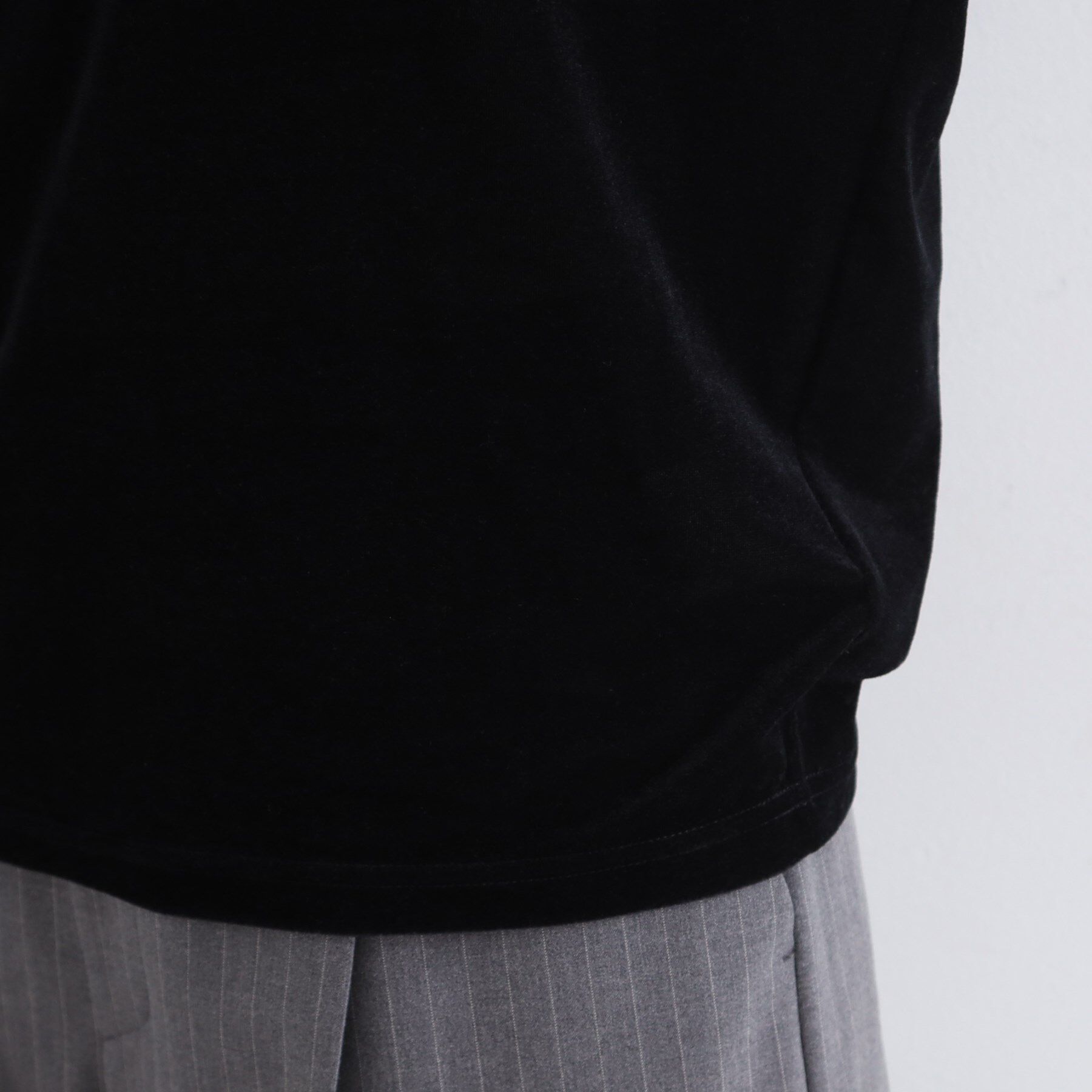 INDIVI「【洗える】コンパクトベロアカットソー」|Tシャツ・カットソー|