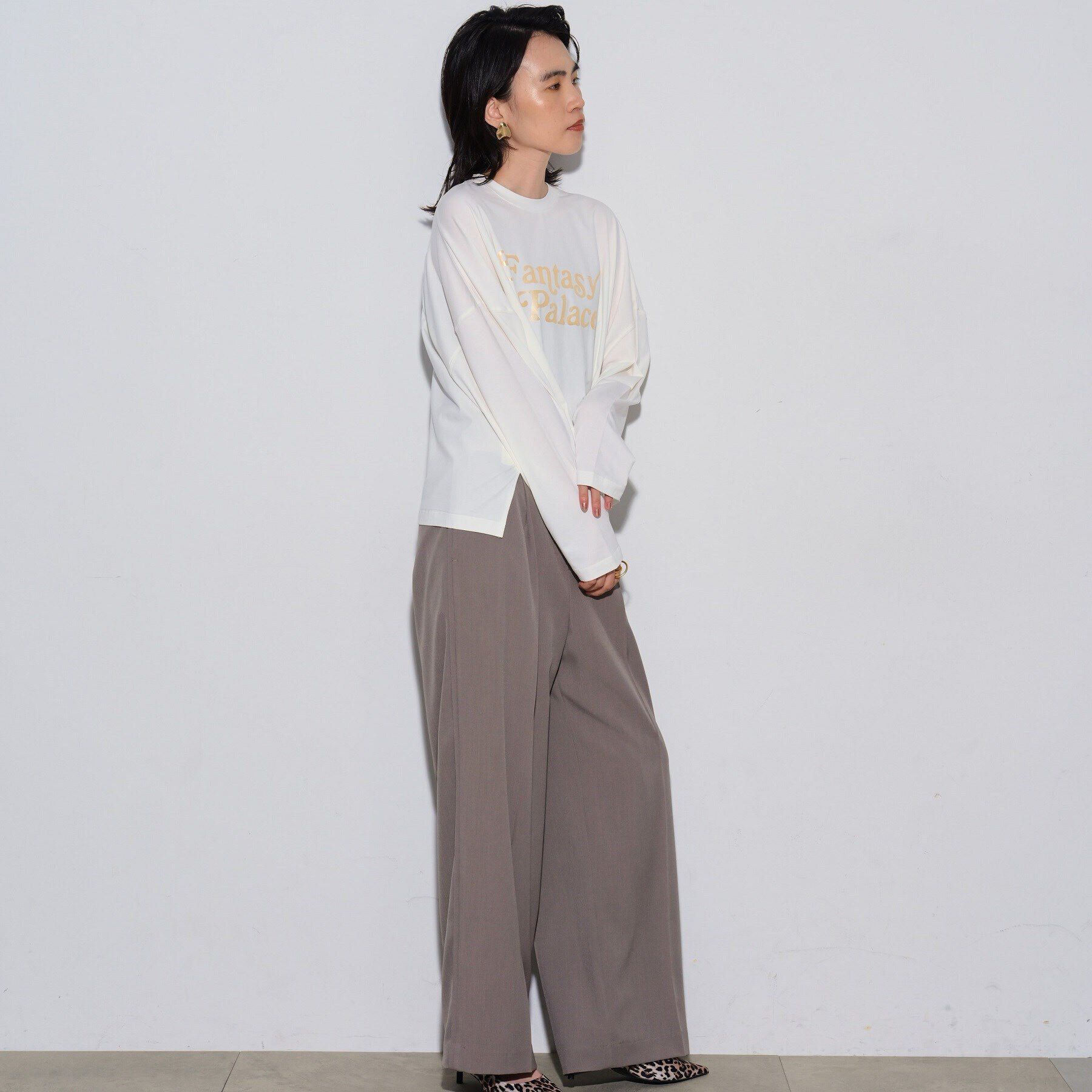 GALLEST「ヴィンテージロゴプリントロングTシャツ」|Tシャツ・カットソー|