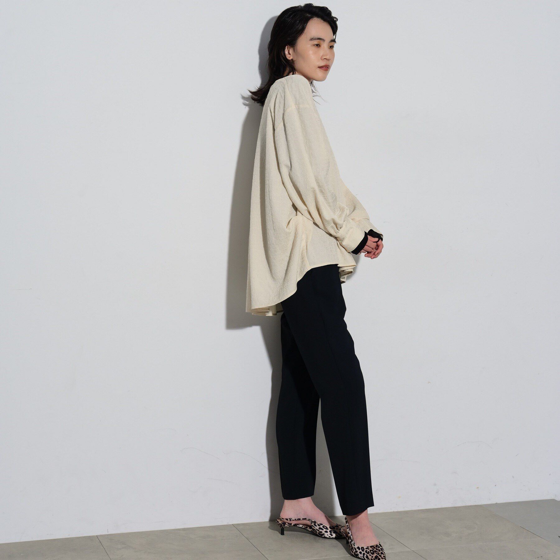 GALLEST「ジャカードフォルムブラウス」|シャツ・ブラウス|