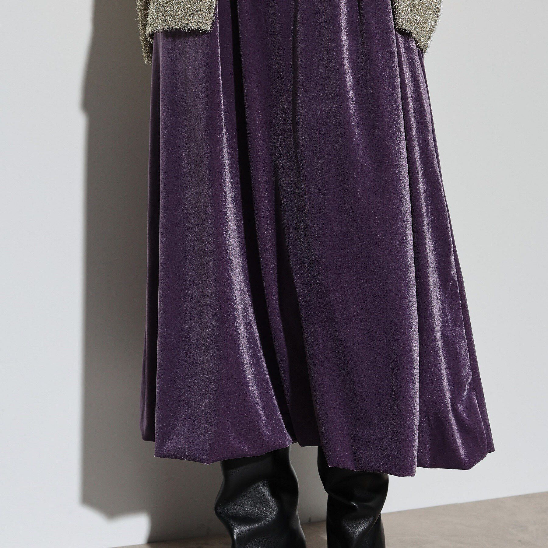 GALLEST「バルーンベロアキャミワンピース」|ワンピース|