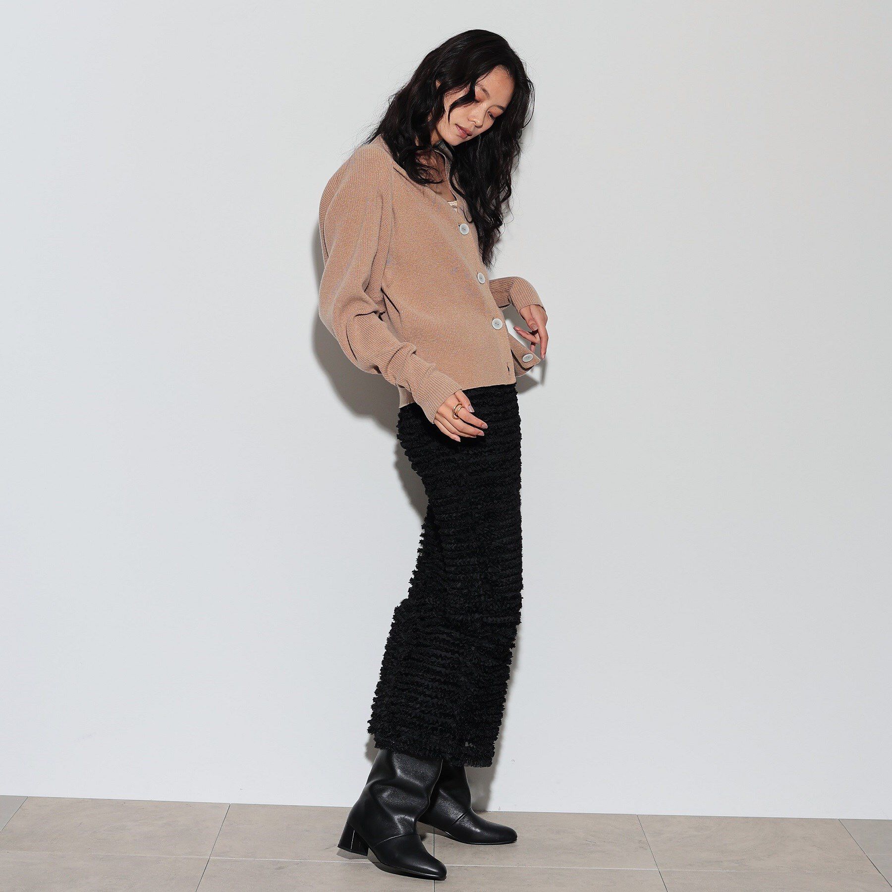 GALLEST「チュールシフォンナロースカート」|スカート|