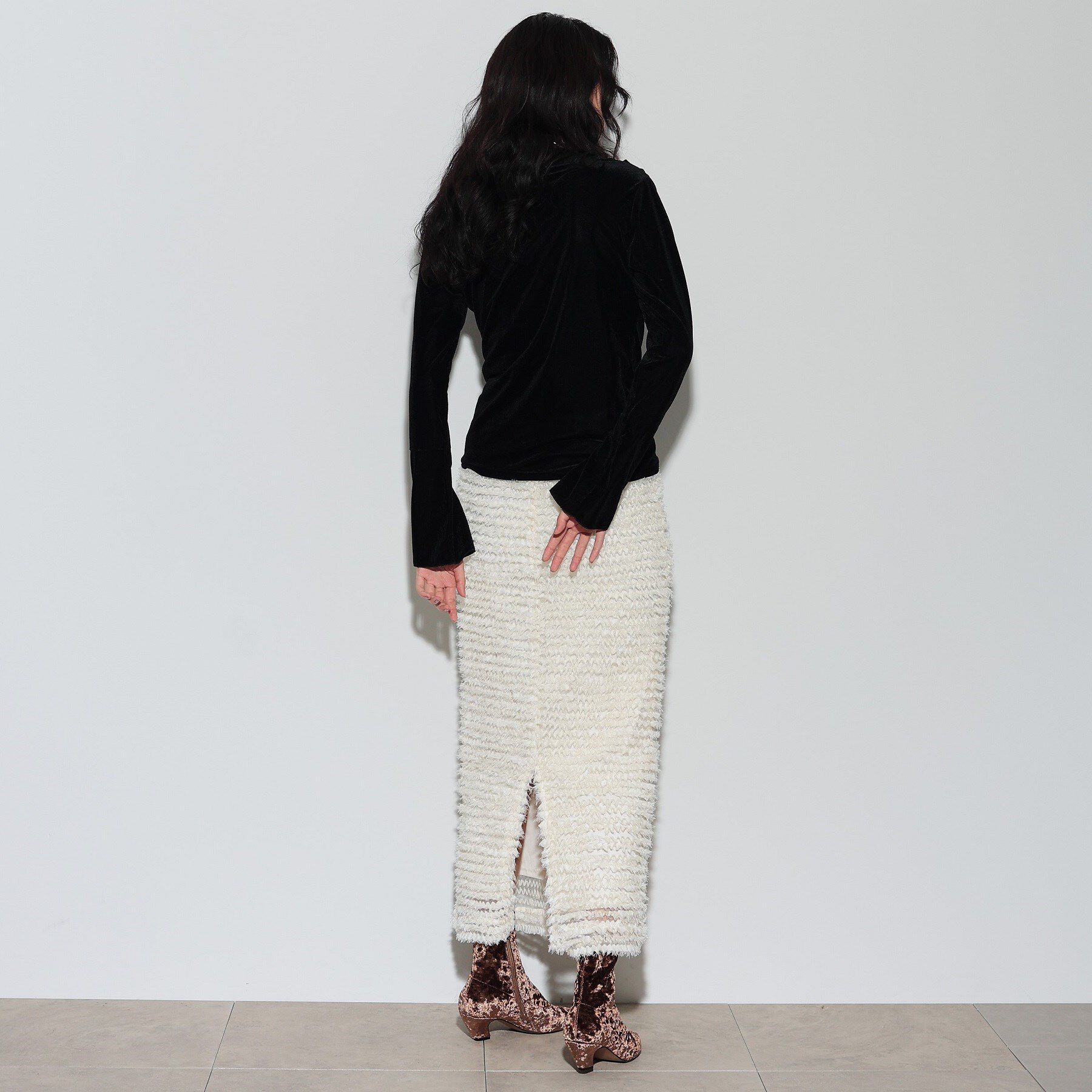 GALLEST「チュールシフォンナロースカート」|スカート|