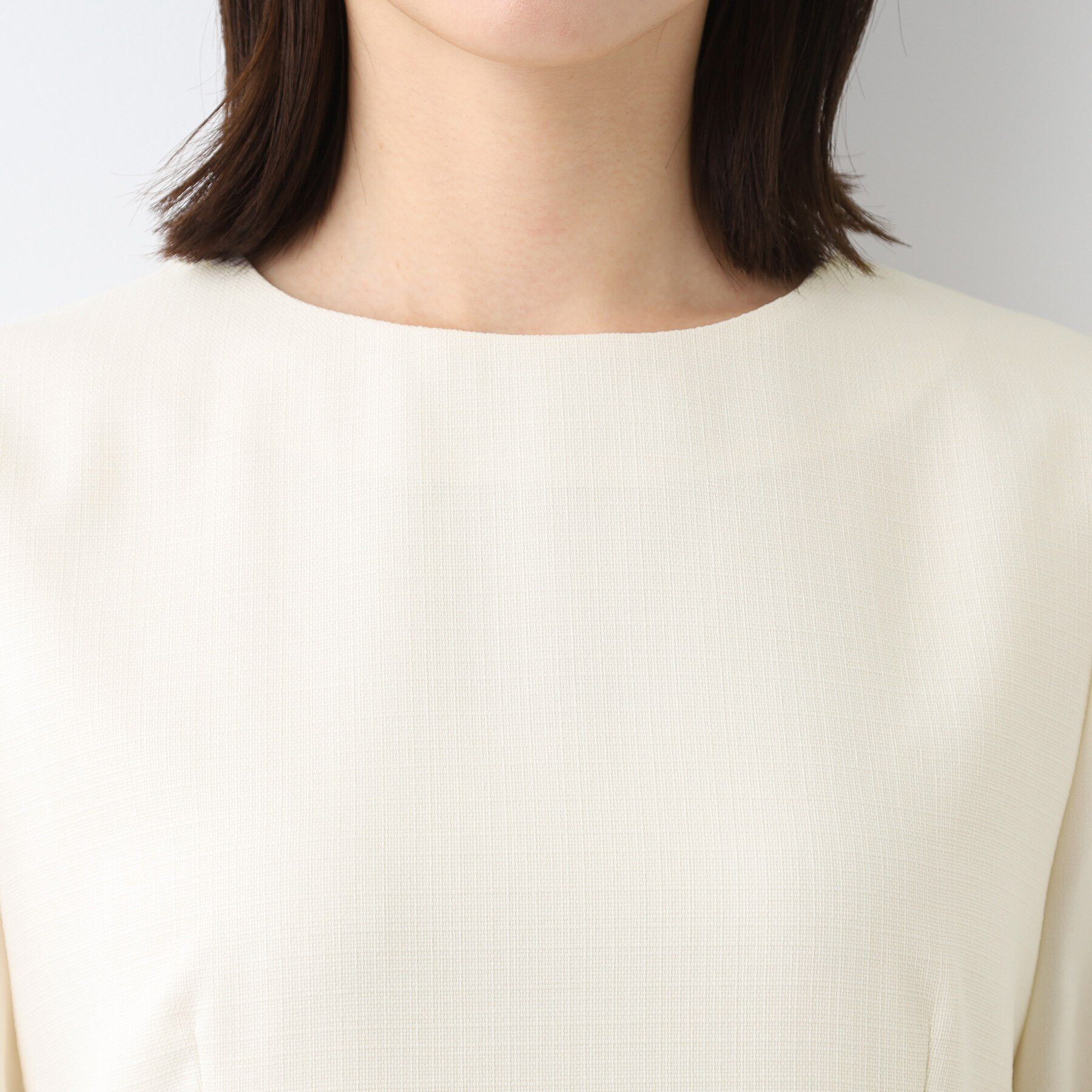 INDIVI「【洗える／スーツ】ストレートラインワンピース」|ワンピース|