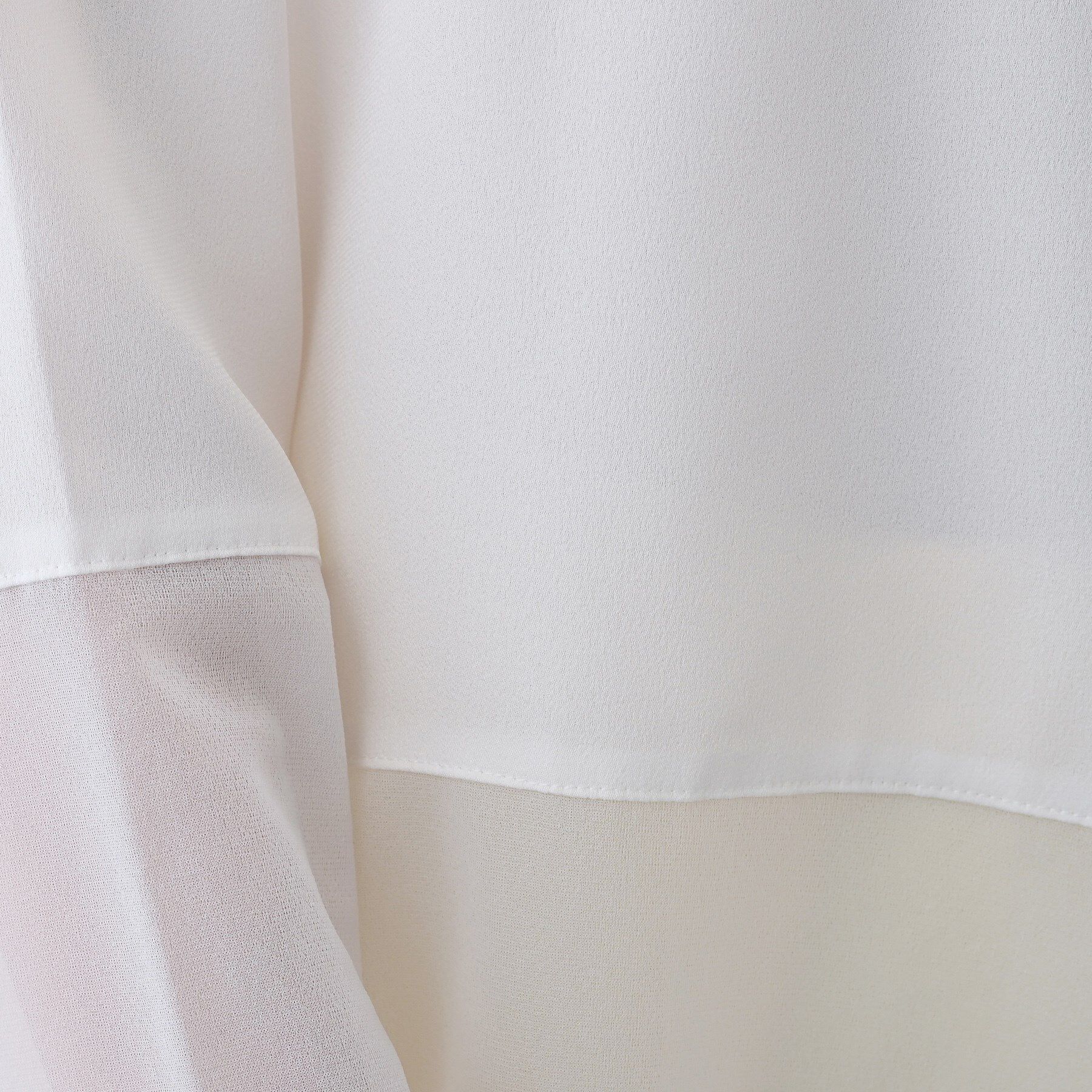 INDIVI「【洗える】袖＆裾 シアーデザイントップス」|Tシャツ・カットソー|