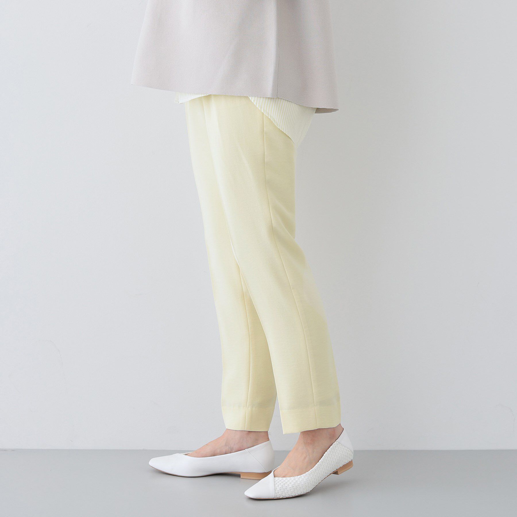 INDIVI「【着る日傘/遮熱/UVケア】タックテーパードパンツ」|その他|