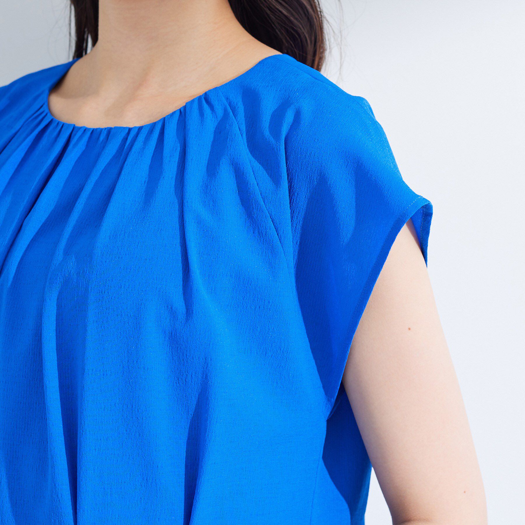 INDIVI「【1枚でコーデ完成！】タックワンピース」|ワンピース|