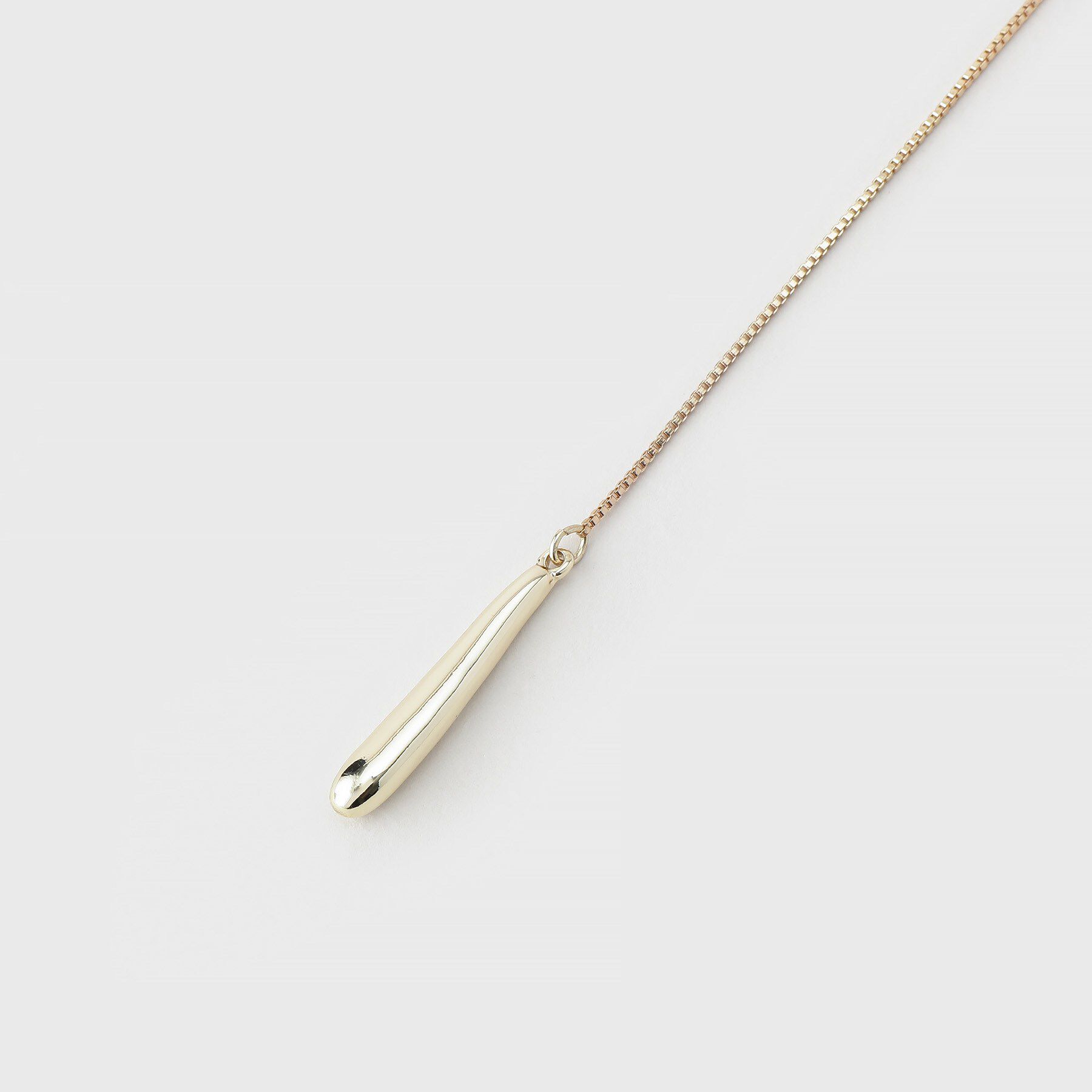 INDIVI「【フリー調整／2WAY】Y字シンプルネックレス」|ネックレス|