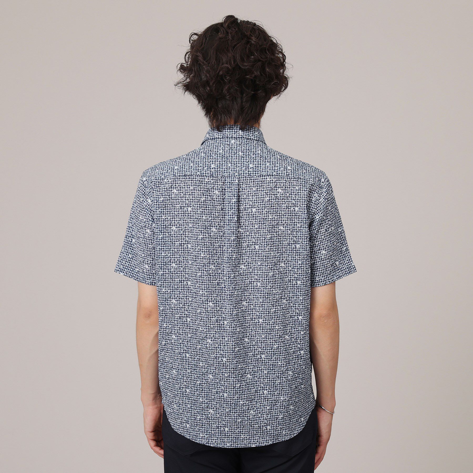 TAKEO KIKUCHI「【無地・チェック・ボタニカル柄】リップル シャツ」|シャツ・ブラウス|