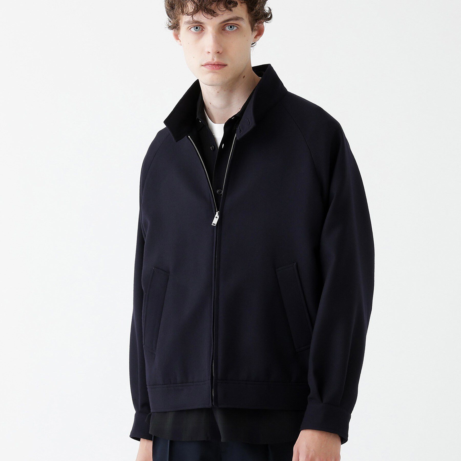 TAKEO KIKUCHI「【THE FLAGSHIP】ウールダブルフェイス ブルゾン」|ブルゾン・スタジャン|