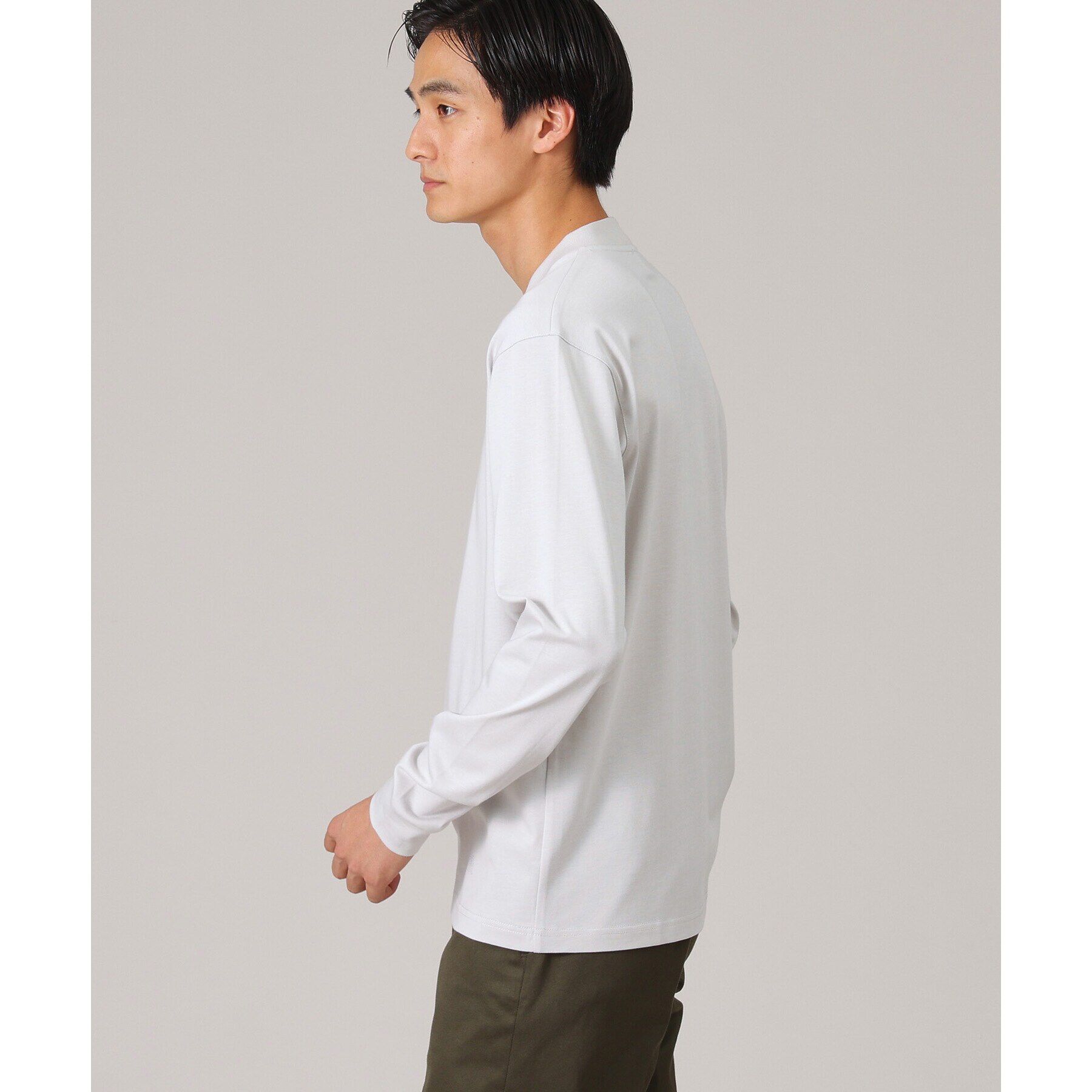 TAKEO KIKUCHI「【抗菌防臭/ジャケット対応】テーラード 長袖Tシャツ」|Tシャツ・カットソー|