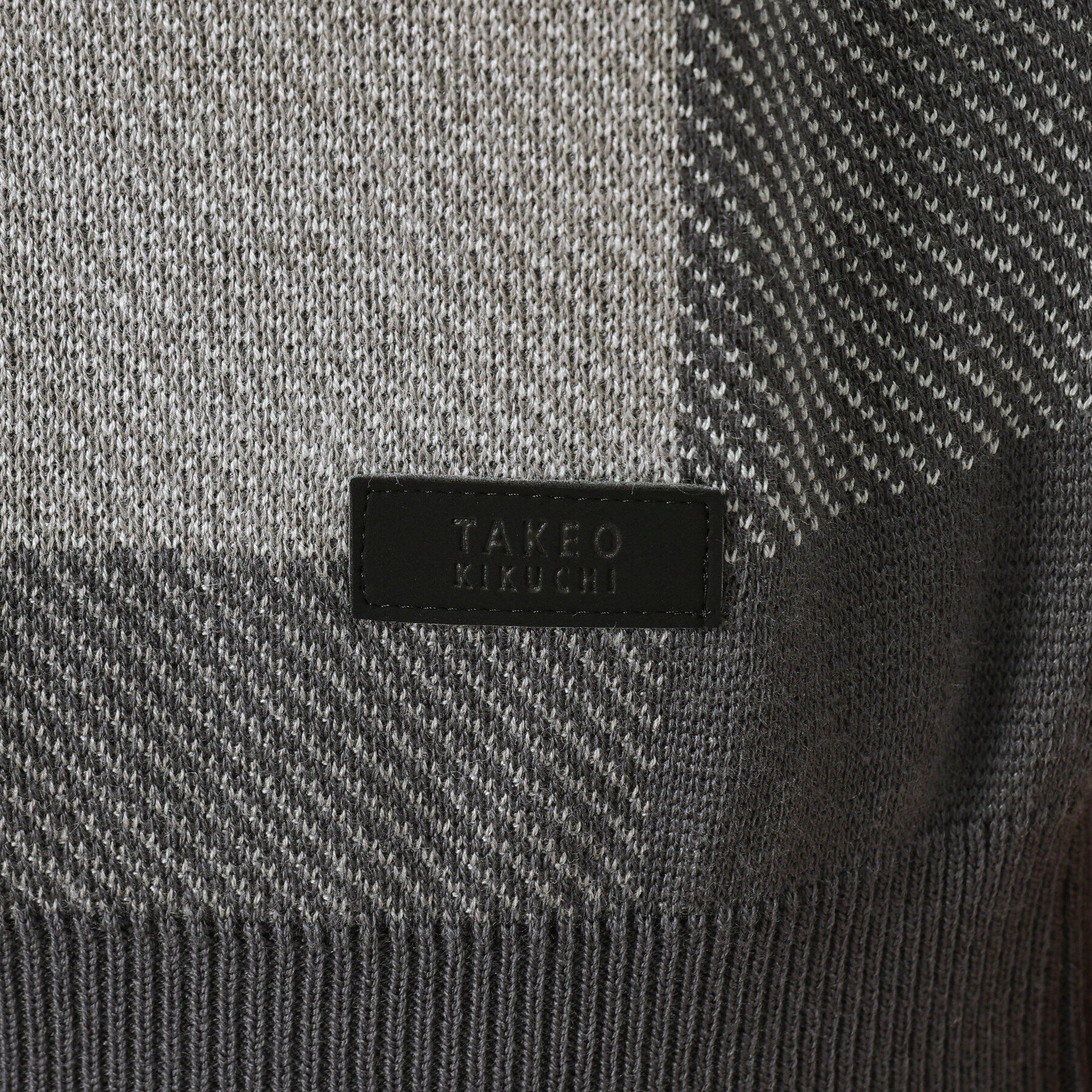 TAKEO KIKUCHI「チェック柄 プルオーバー ニット」|ニット・セーター|