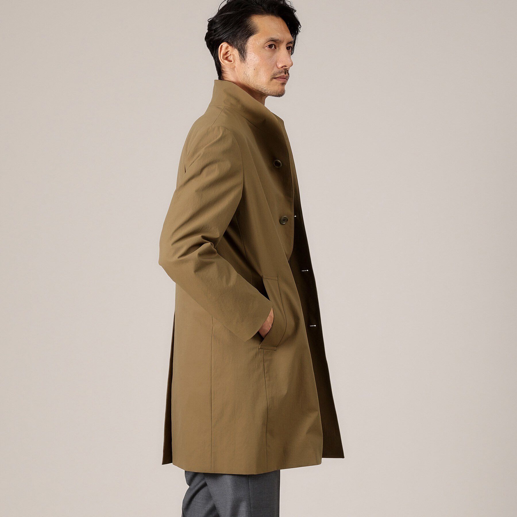 TAKEO KIKUCHI「【撥水】スタンドカラー スプリングコート」|その他|