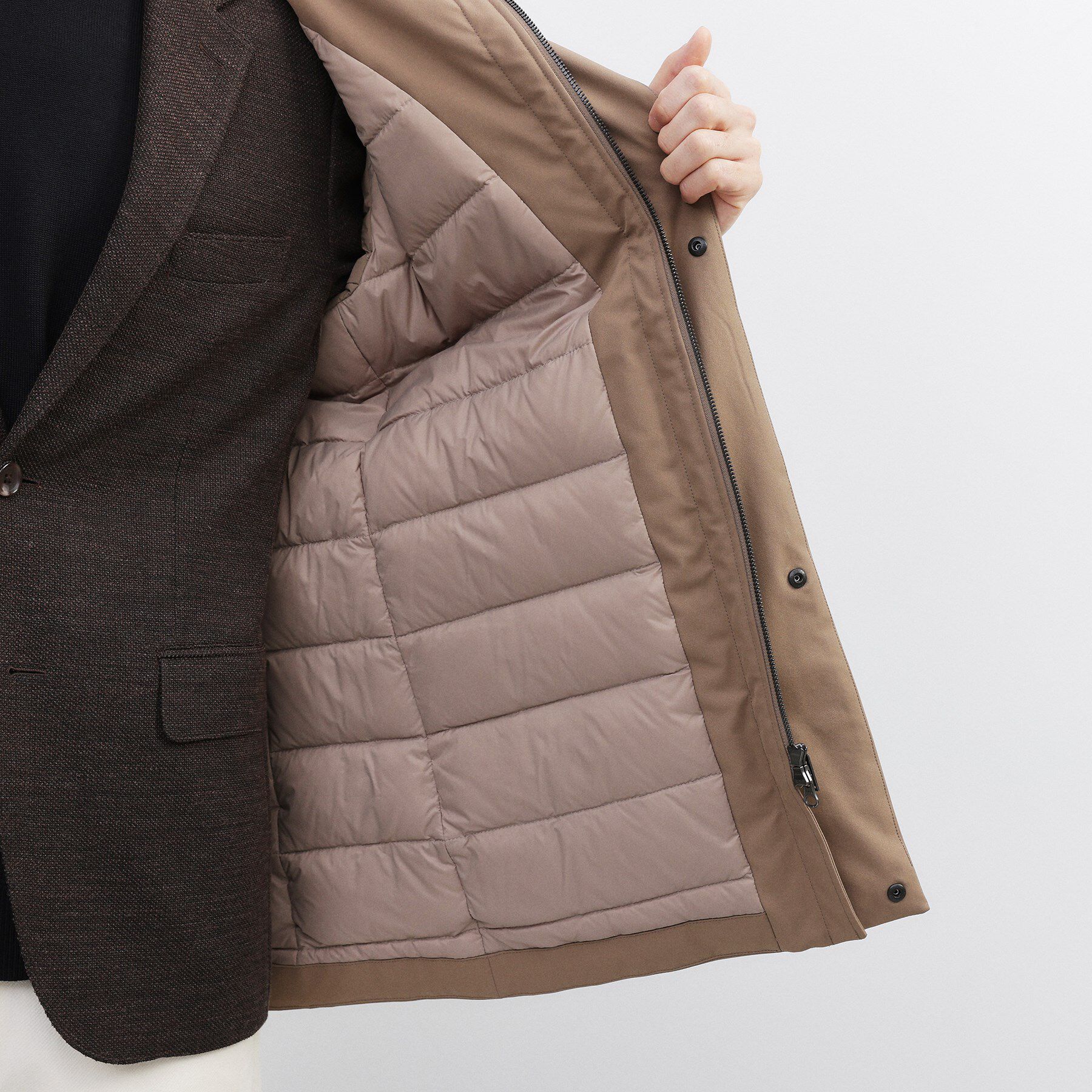 TAKEO KIKUCHI「【None Of Stress】ストレッチ ダウンブルゾン」|ダウン|