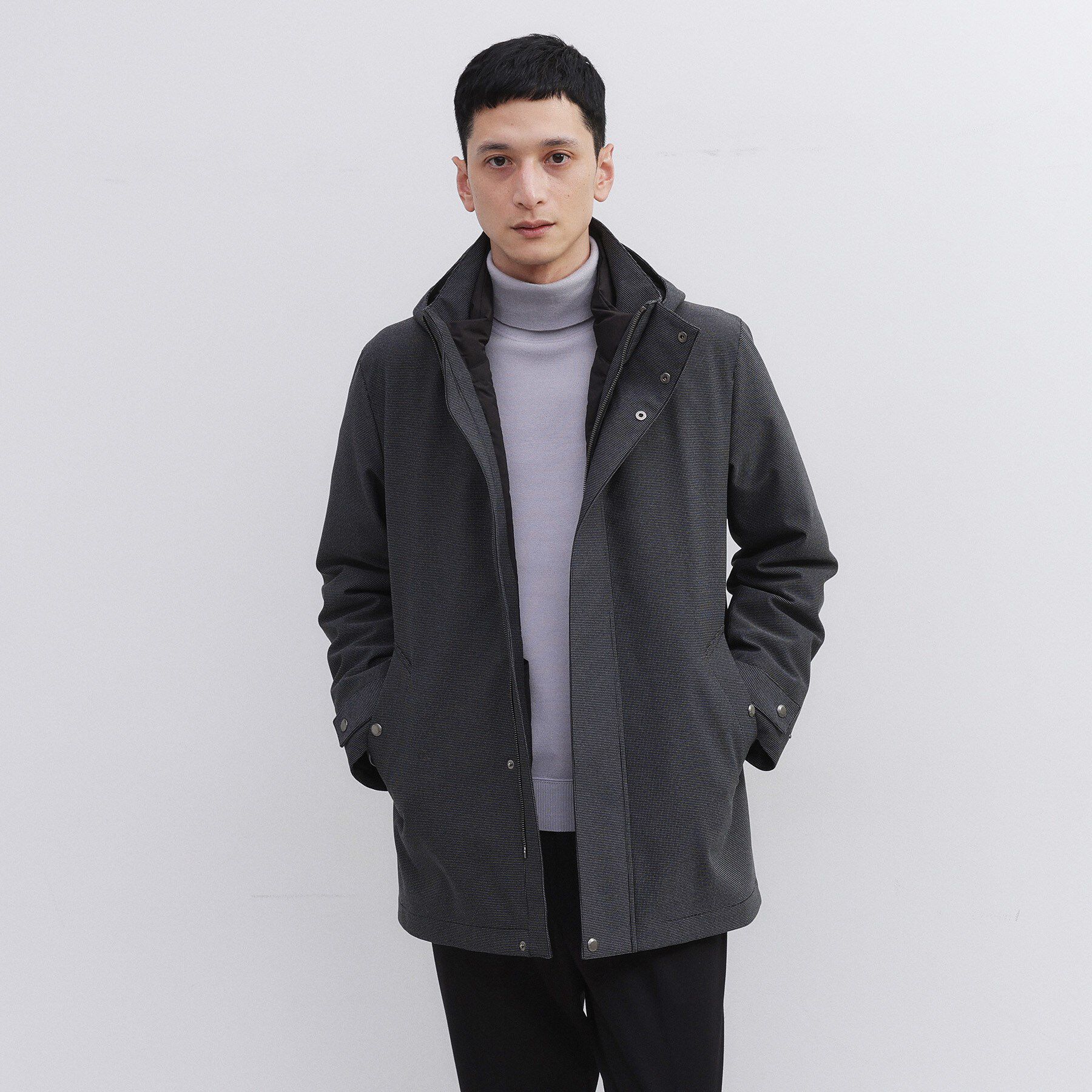 TAKEO KIKUCHI「【3WAY】ドビー ダウンライナー付ブルゾン」|ブルゾン・スタジャン|