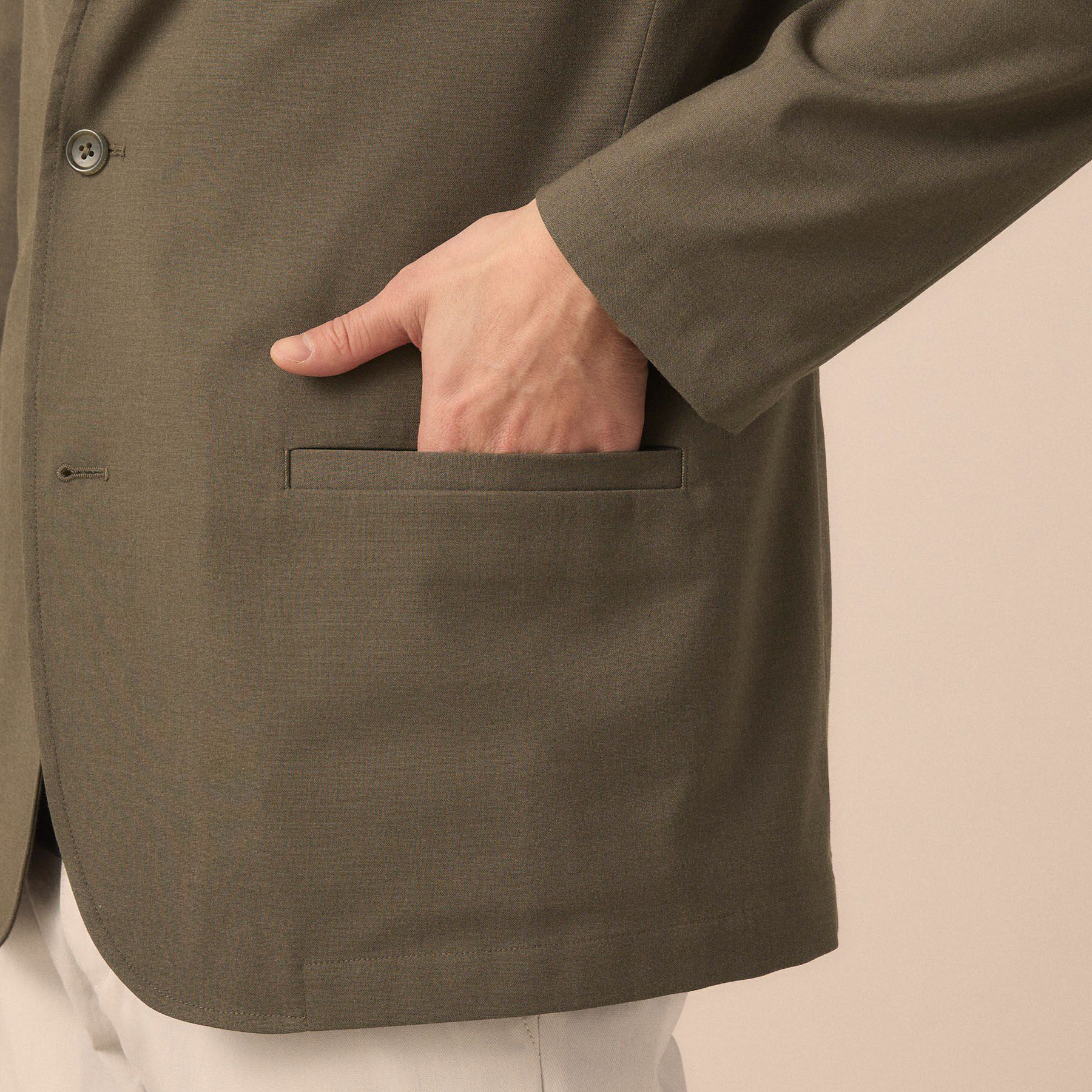 TAKEO KIKUCHI「【ON／OFF兼用】ノーカラージャケット」|ノーカラージャケット|