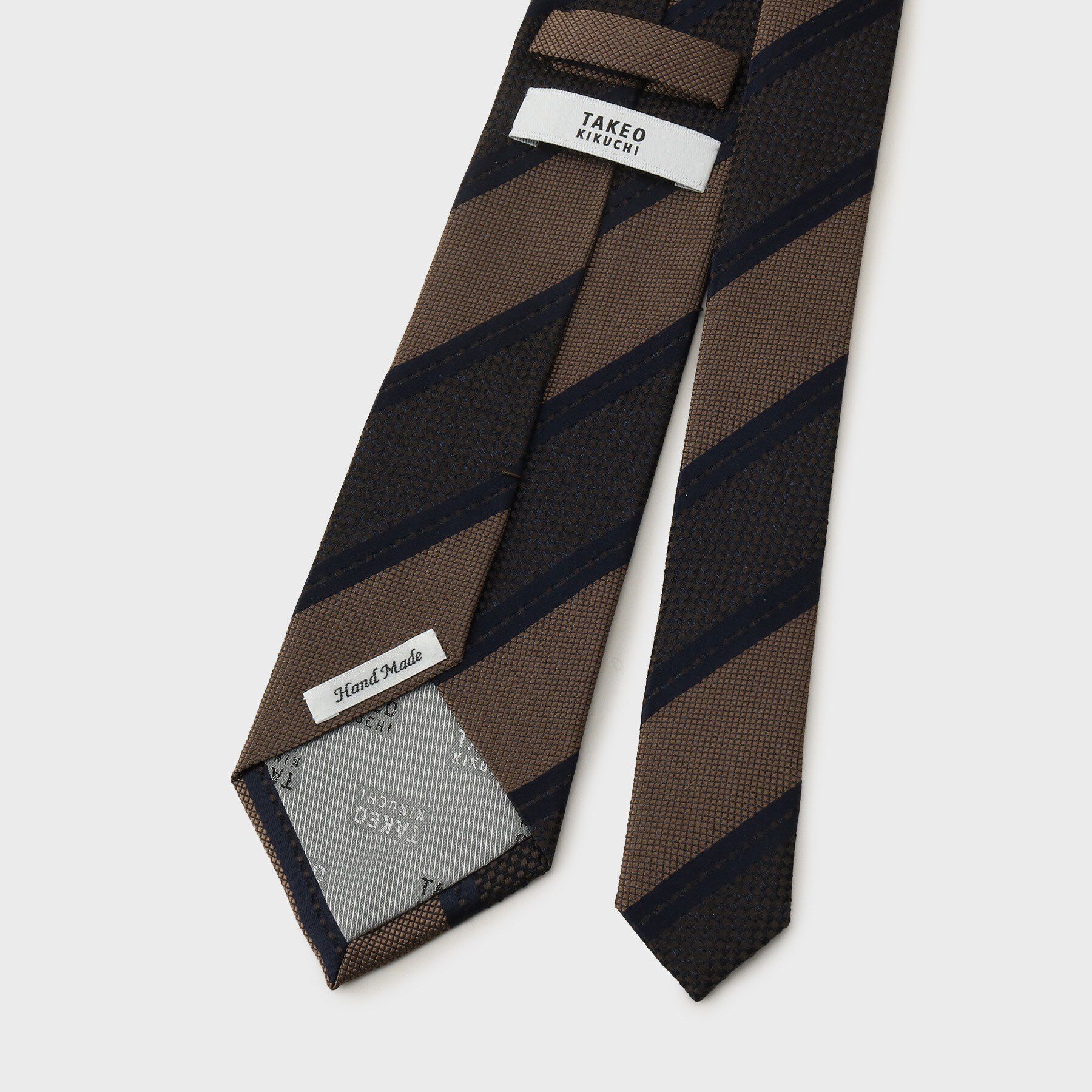 TAKEO KIKUCHI「【タンザワシルク】柞蚕ストライプ」|ネクタイ・蝶ネクタイ|