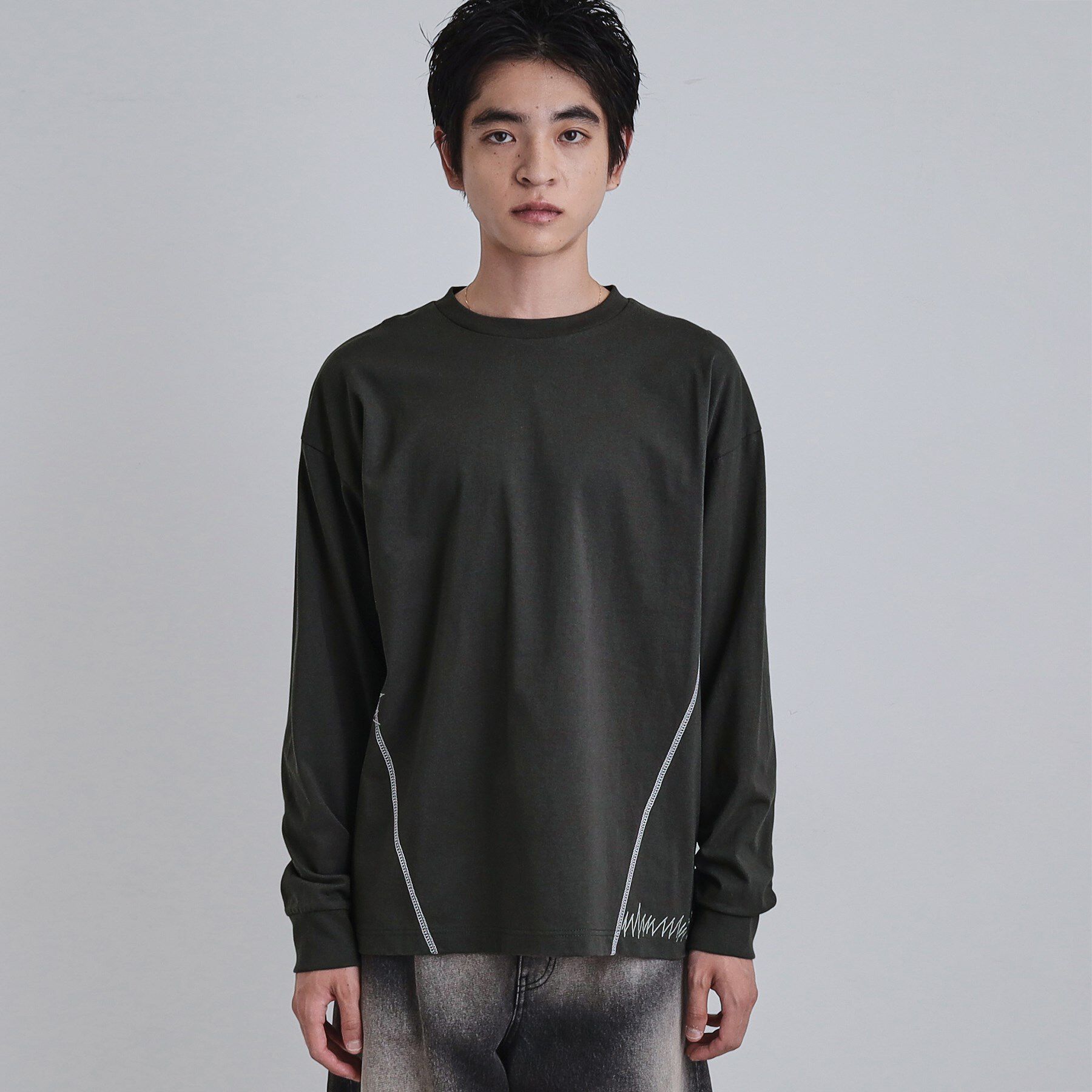 tk.TAKEO KIKUCHI「デザインステッチTシャツ」|Tシャツ・カットソー|