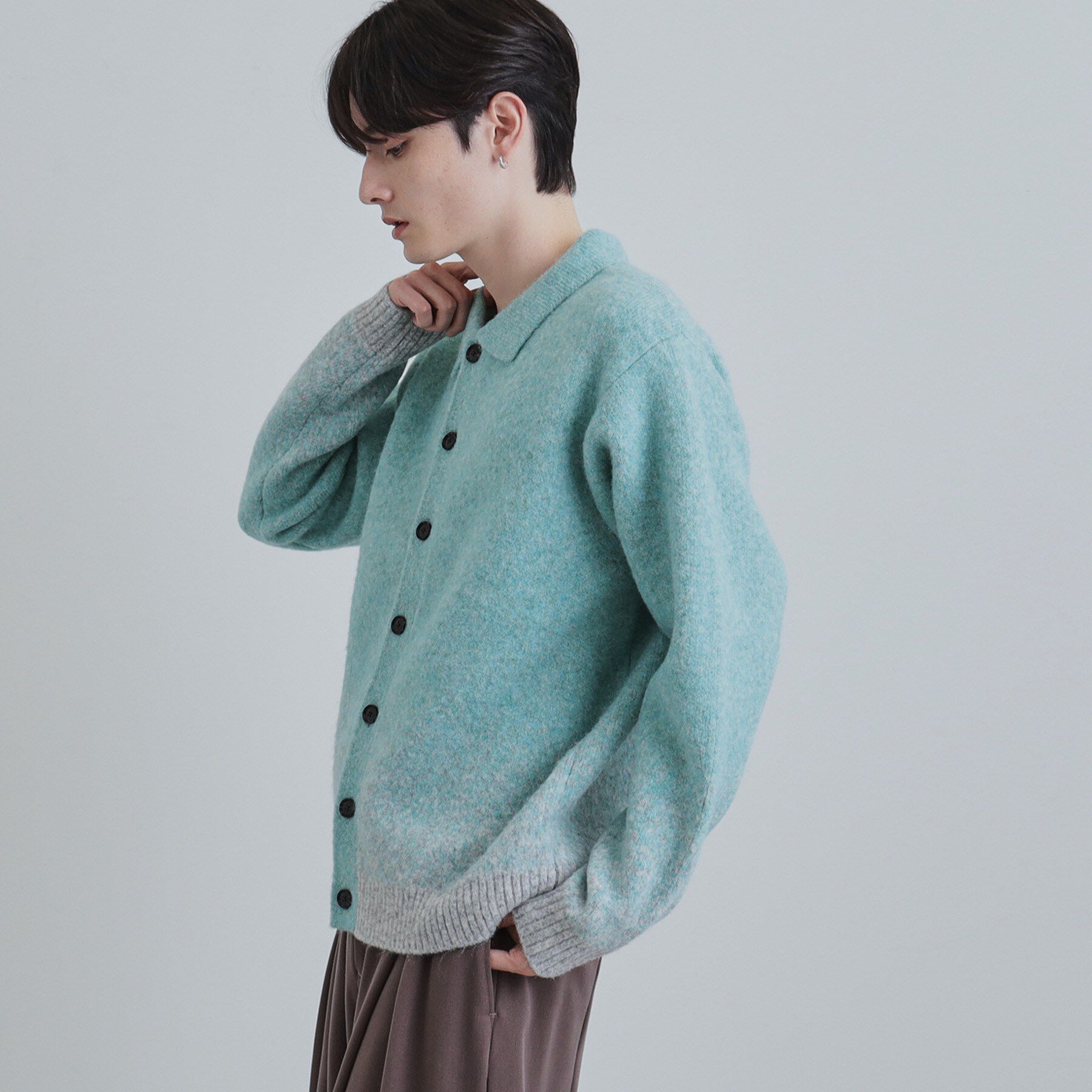 tk.TAKEO KIKUCHI「ミスティーシャギーカーディガン」|カーディガン|