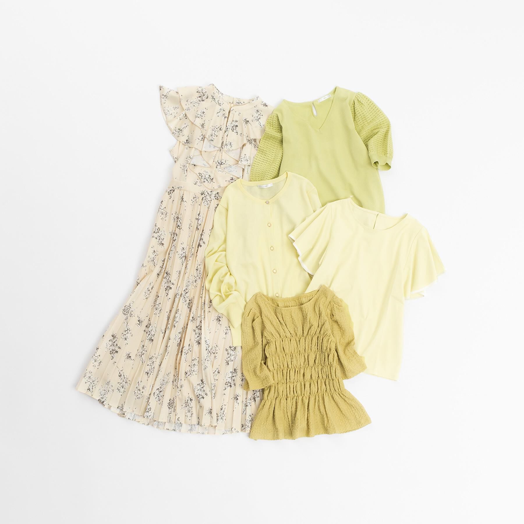 index「バイカラーフレアスリーブトップス【洗濯機洗い可】」|Tシャツ・カットソー|