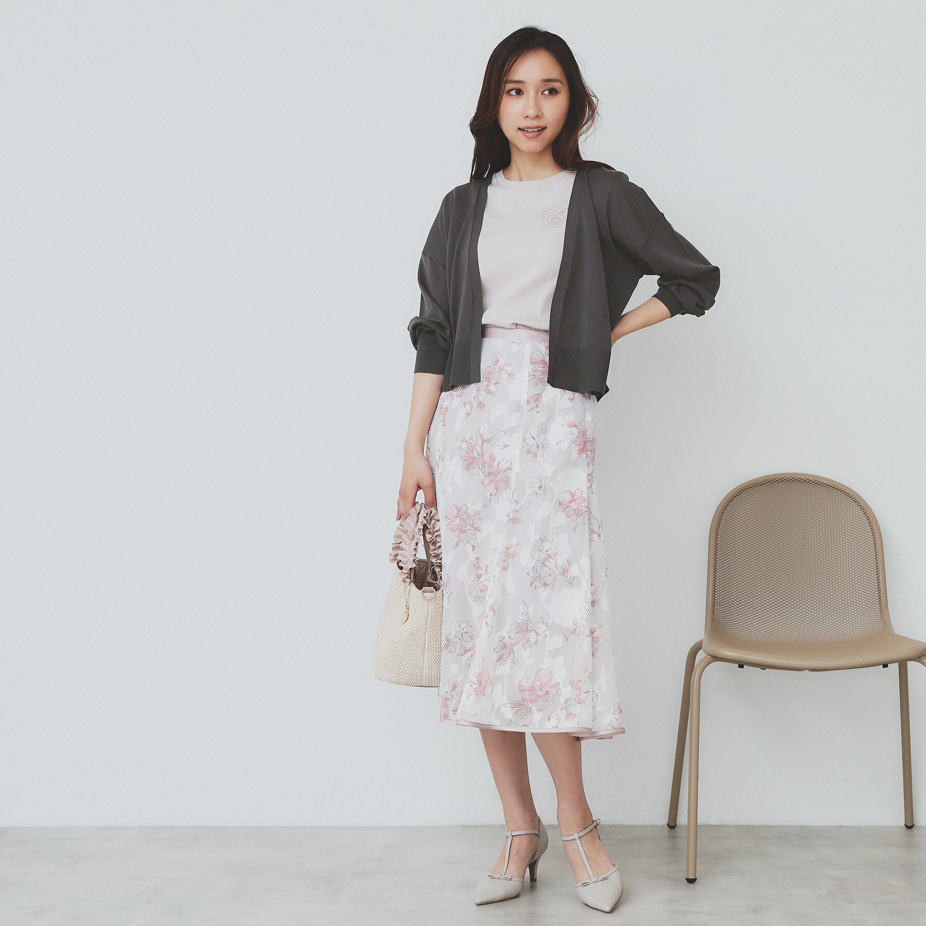 index「《6色展開》リラクシーショートカーディガン【洗濯機洗い可/接触冷感/抗ピル】」|カーディガン|