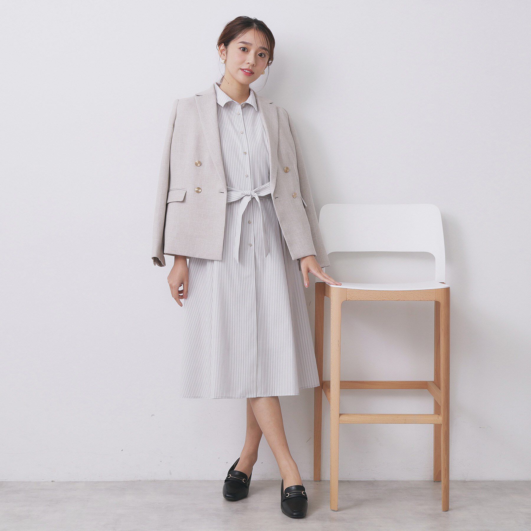 index「《Oggi掲載》ダブルブレストテーラードジャケット/セットアップ対応可【洗える】」|テーラードジャケット|