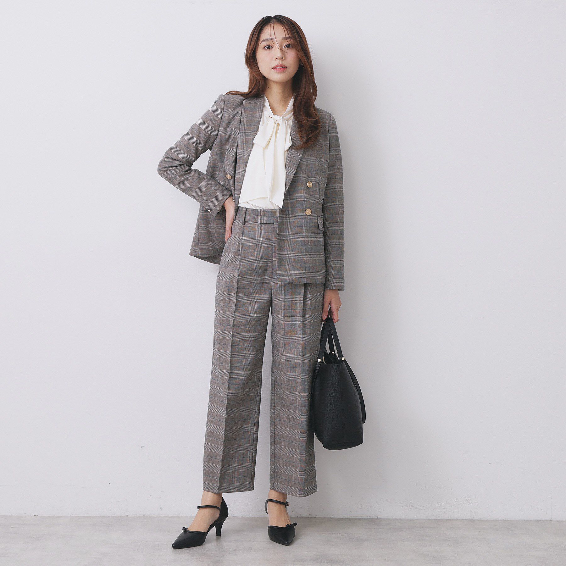 index「ワイドストレートパンツ/セットアップ対応可【洗濯機OK/イージーアイロン】」|その他|