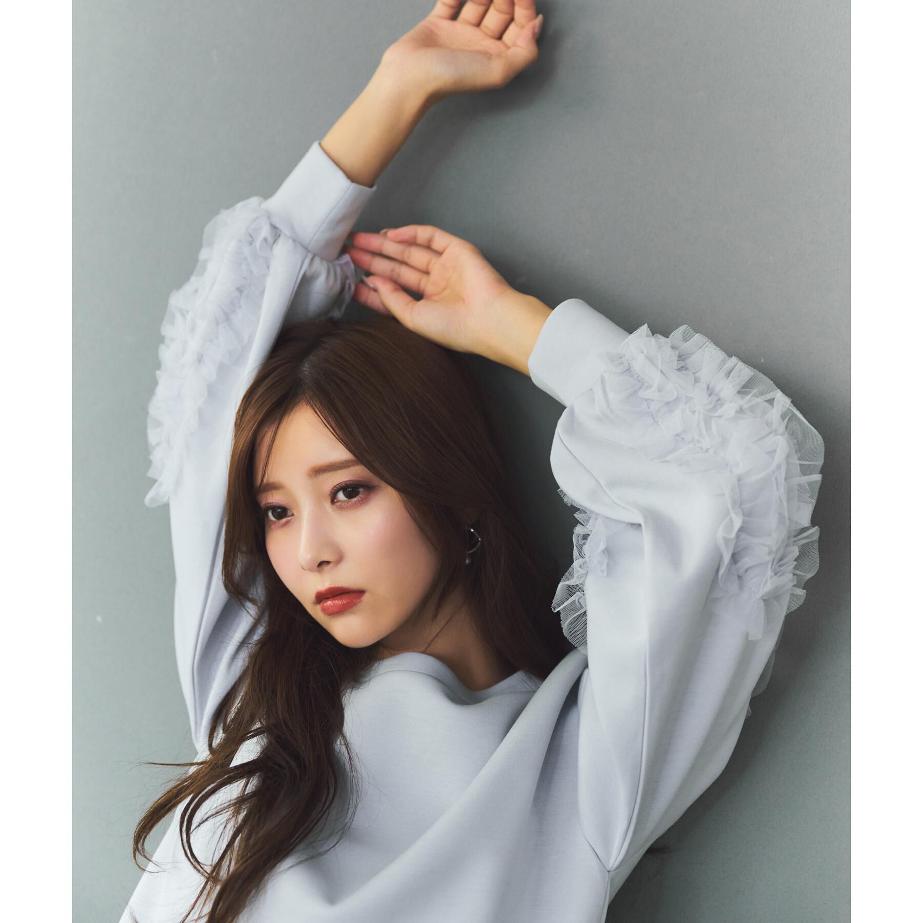 index「フリルスリーブトップス【洗濯機OK】」|Tシャツ・カットソー|