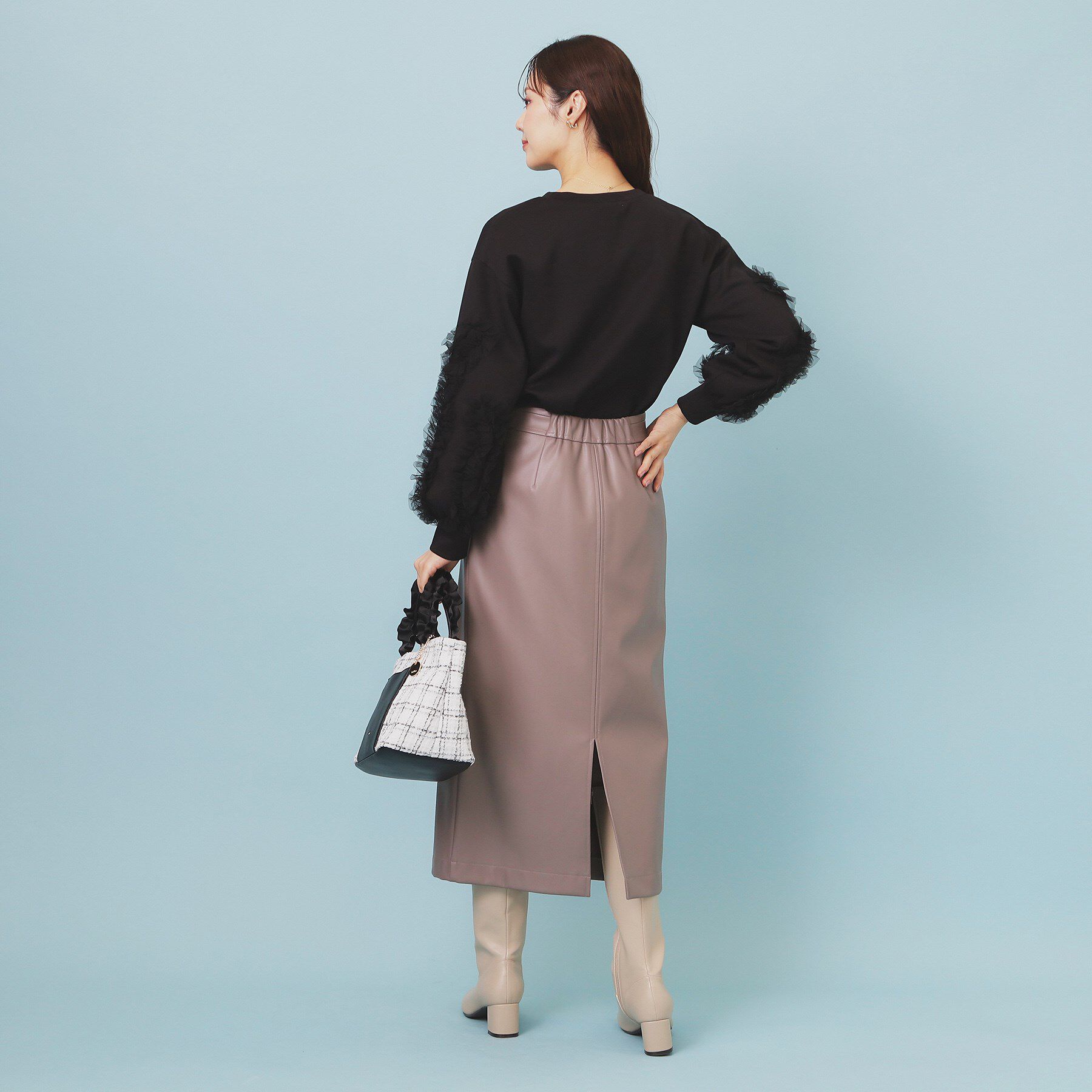 index「フリルスリーブトップス【洗濯機OK】」|Tシャツ・カットソー|