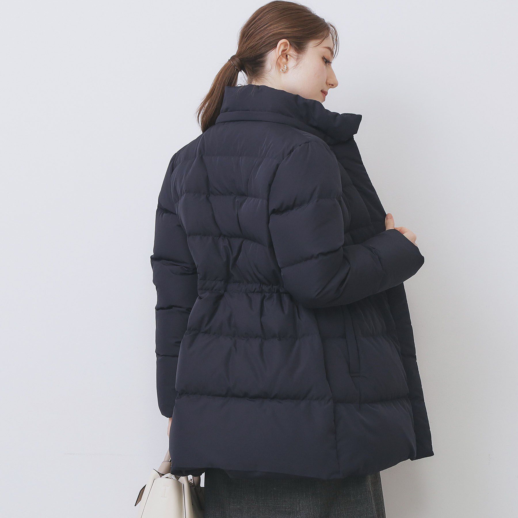 index「KAWADAダウンドロストミドルコート【撥水/洗濯機OK/2WAY/静電気防止裏地】《XS～3L》」|ダウン|