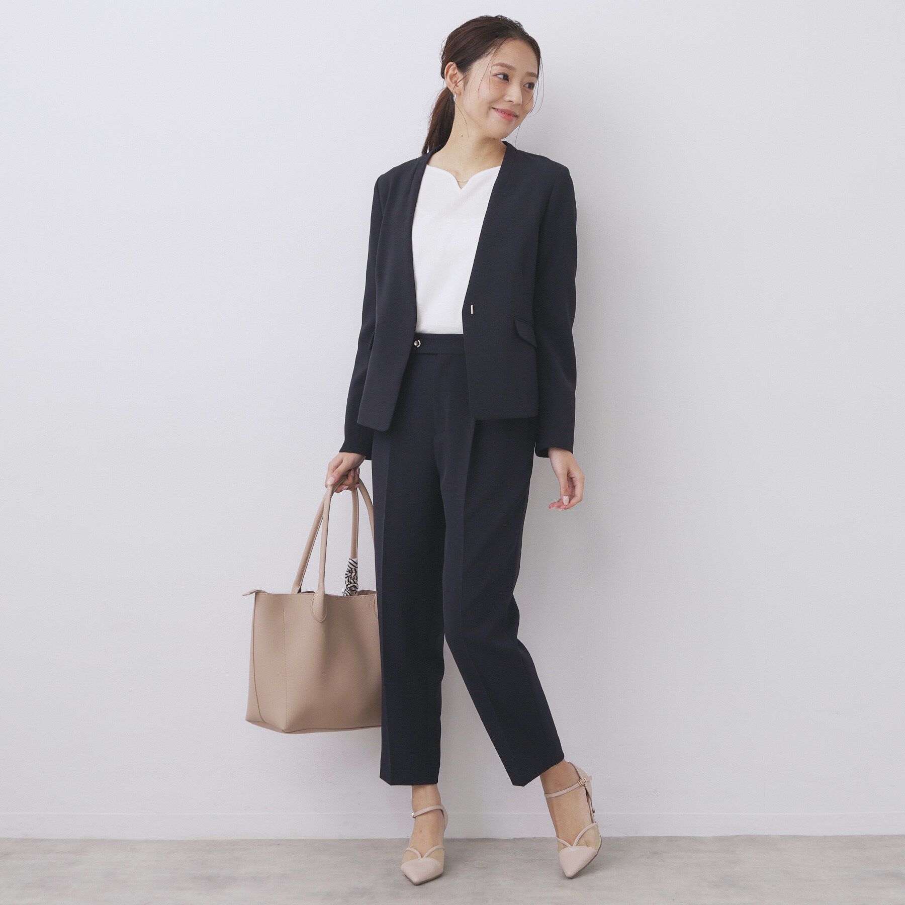 index「ストレッチテーパードパンツ/セットアップ対応【洗濯機OK/防シワ/イージーアイロン】」|その他|