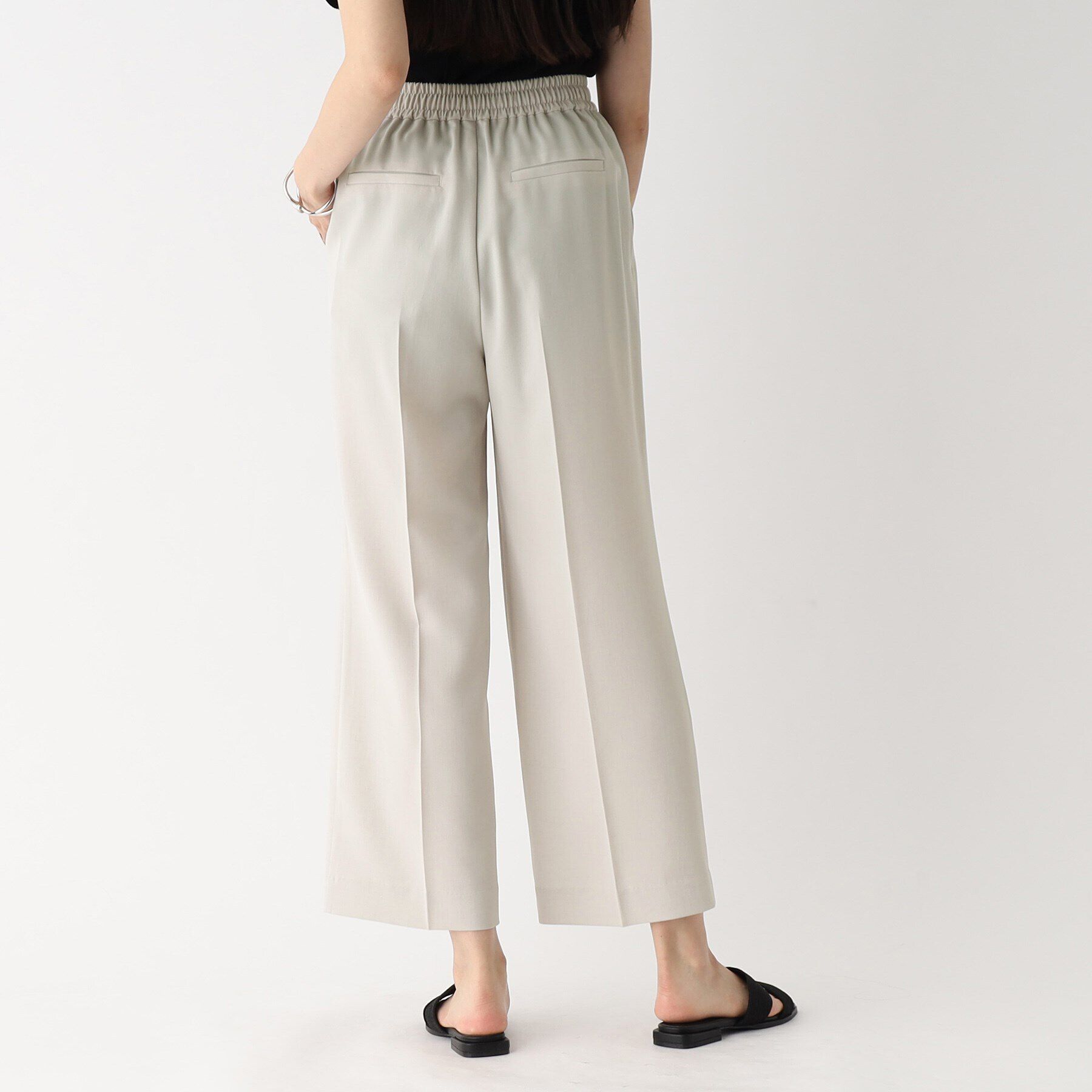 OPAQUE.CLIP「《トールサイズ有》セットアップ対応 イージーワイドパンツ【洗濯機洗い可/イージーケア/ストレッチ】」|その他|