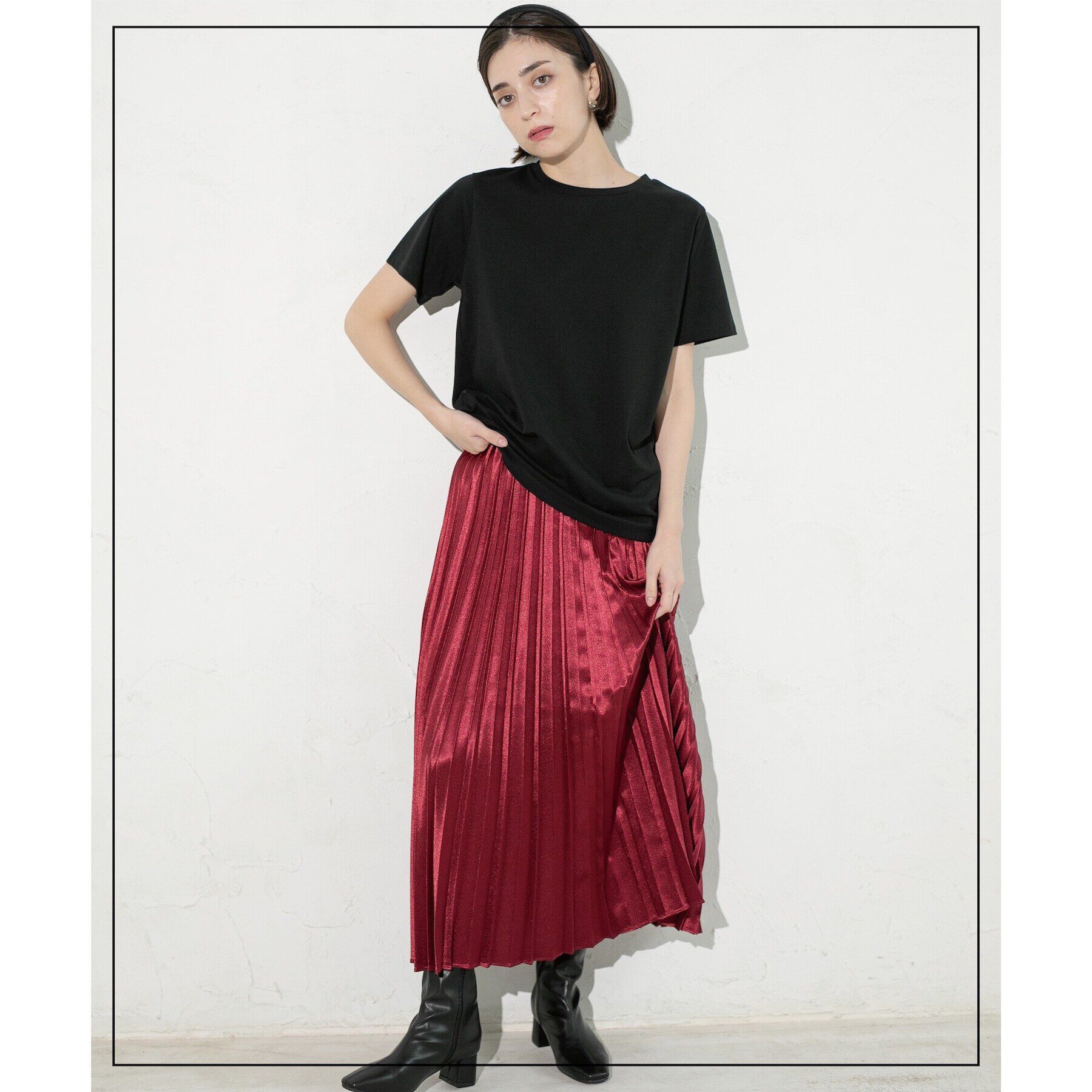 OPAQUE.CLIP「ベーシックTシャツ【接触冷感／UVケア／汗染み防止】」|Tシャツ・カットソー|