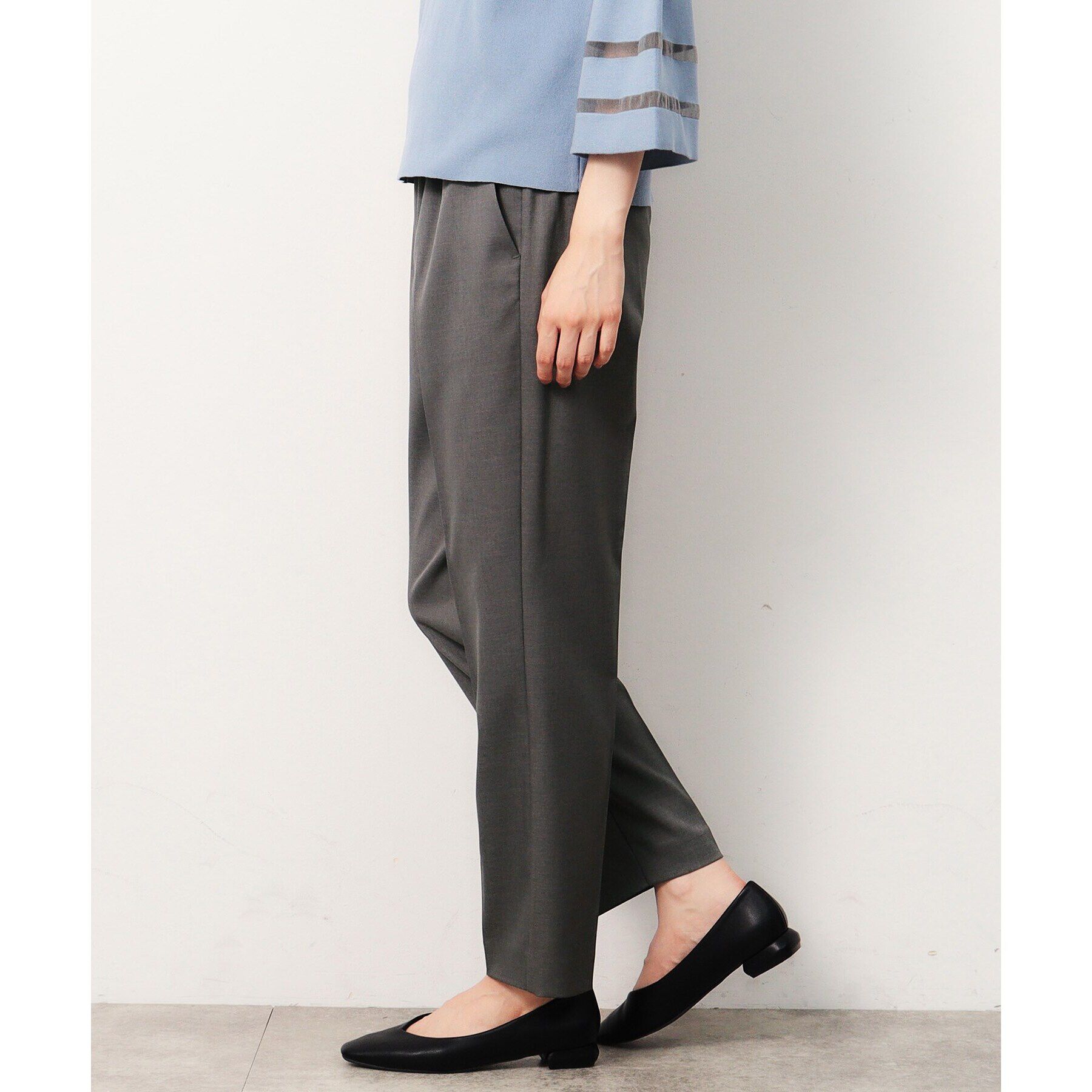 OPAQUE.CLIP「美脚ストレッチイージーテーパードパンツ【洗濯機洗い可】」|その他|