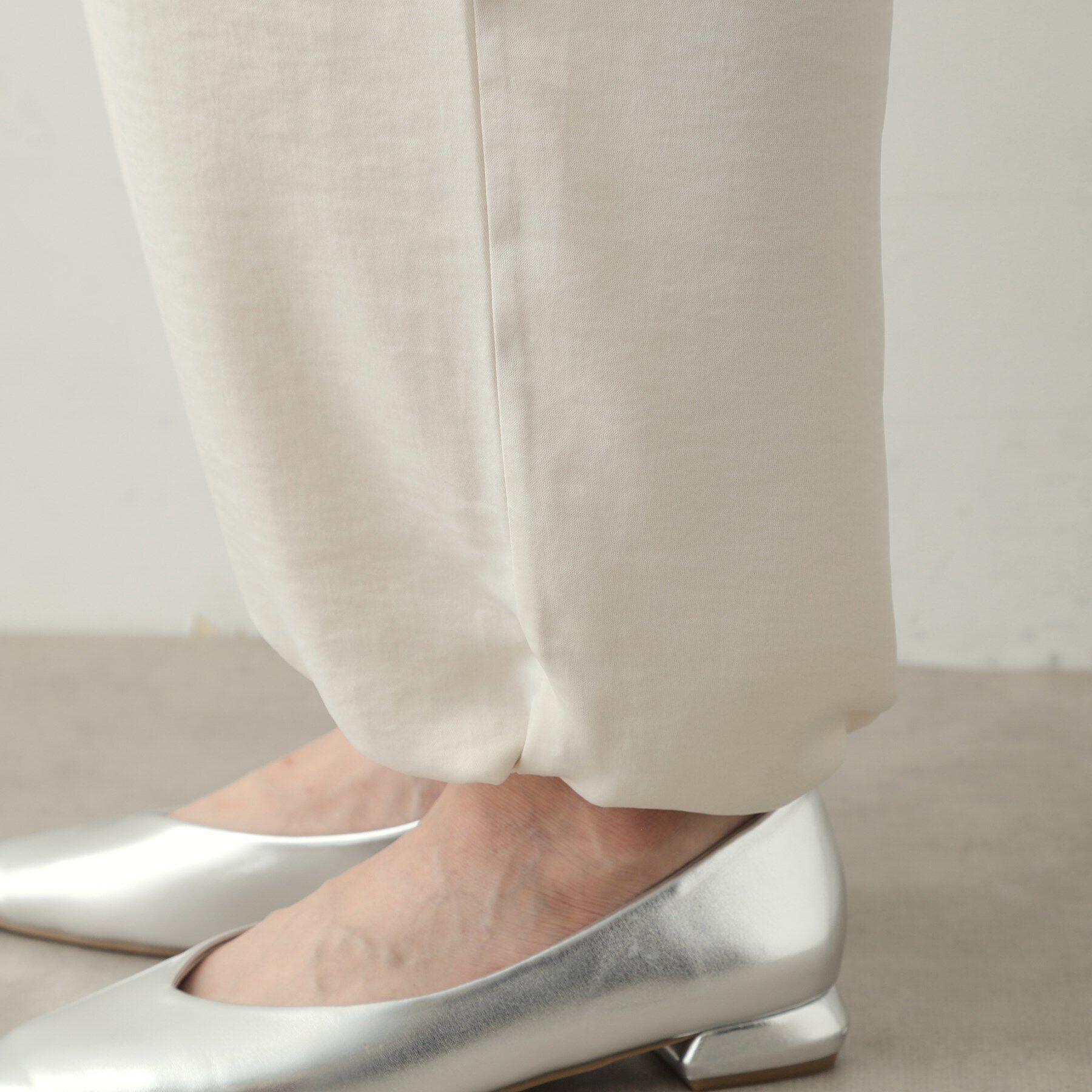 OPAQUE.CLIP「サテンイージーカーゴパンツ【洗濯機洗い可】」|その他|