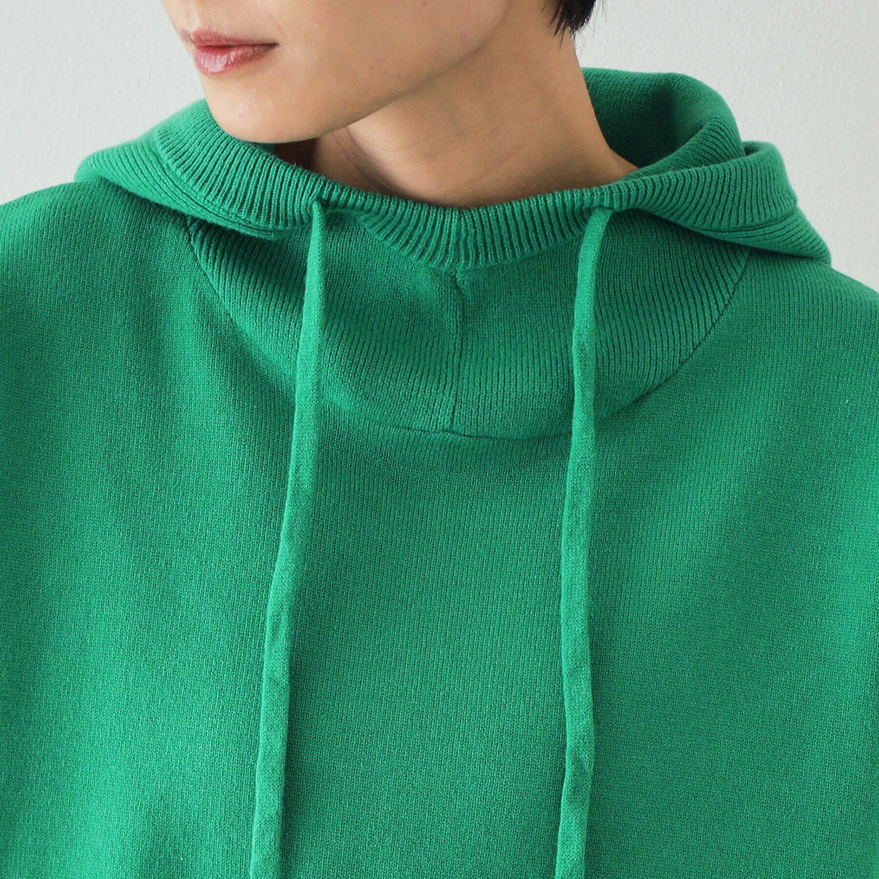 OPAQUE.CLIP「フーディニットプルオーバー【洗濯機洗い可】」|ニット・セーター|